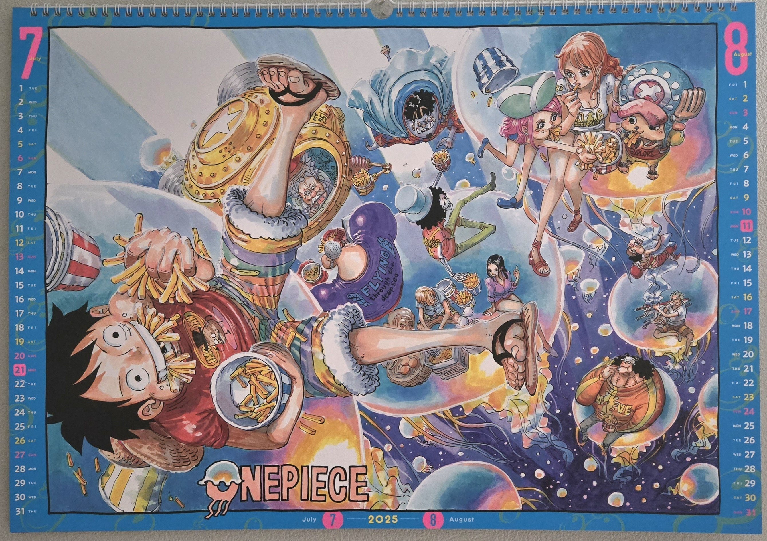 2025年8月18日(月)☆まいにちONE PIECE🚶53週目突入～♪｜なちょ