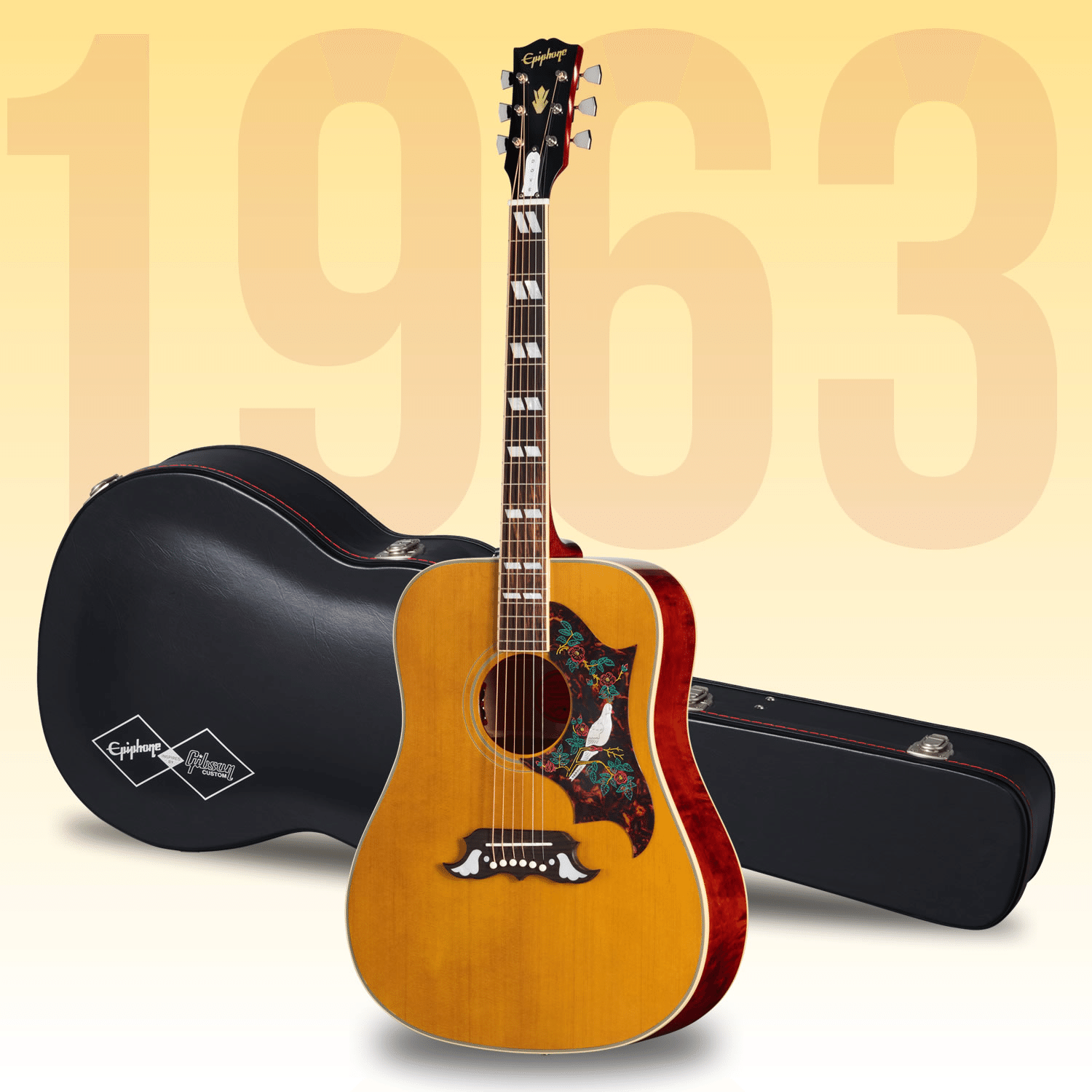 エピフォン×ギブソン・カスタムのコラボで実現した「1963 Dove Reissue