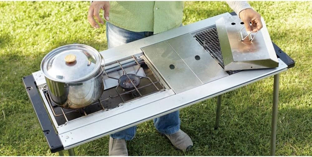 アイアングリルテーブル（フラットバーナーは付属しません