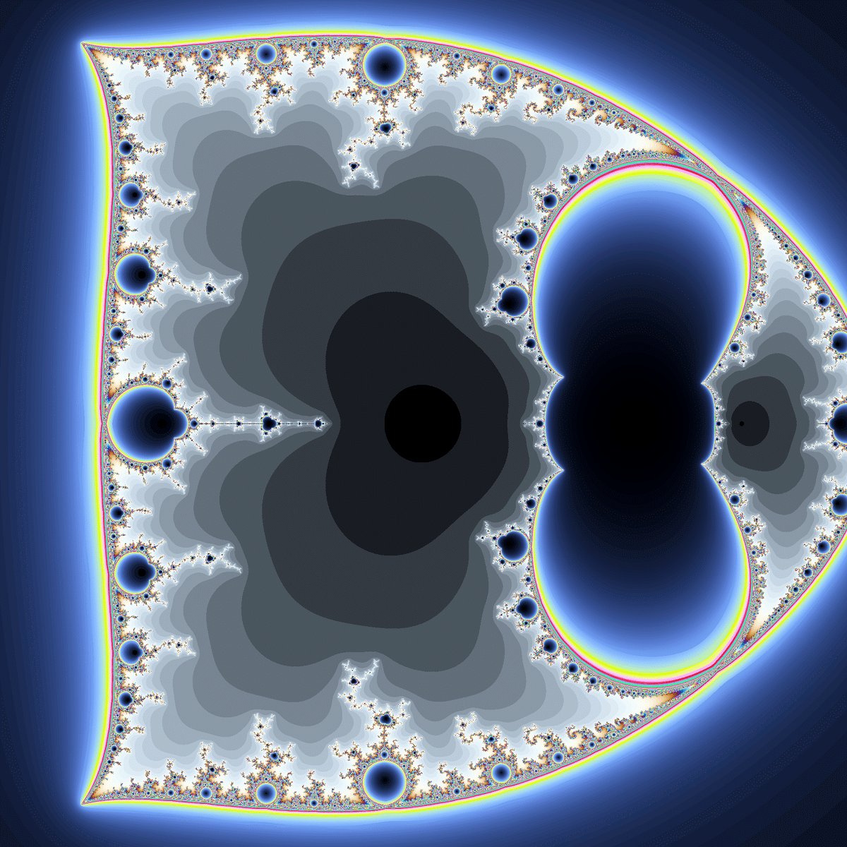 今週のフラクタル97((1-c)/(2c^3-3c^2)(2z^3-3z^2)+c)｜108Hassium