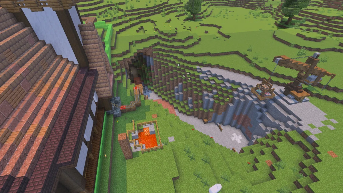 [Minecraft Diary #88] (Mining Area) Let's Build a Workshop! Part 1｜ 太郎