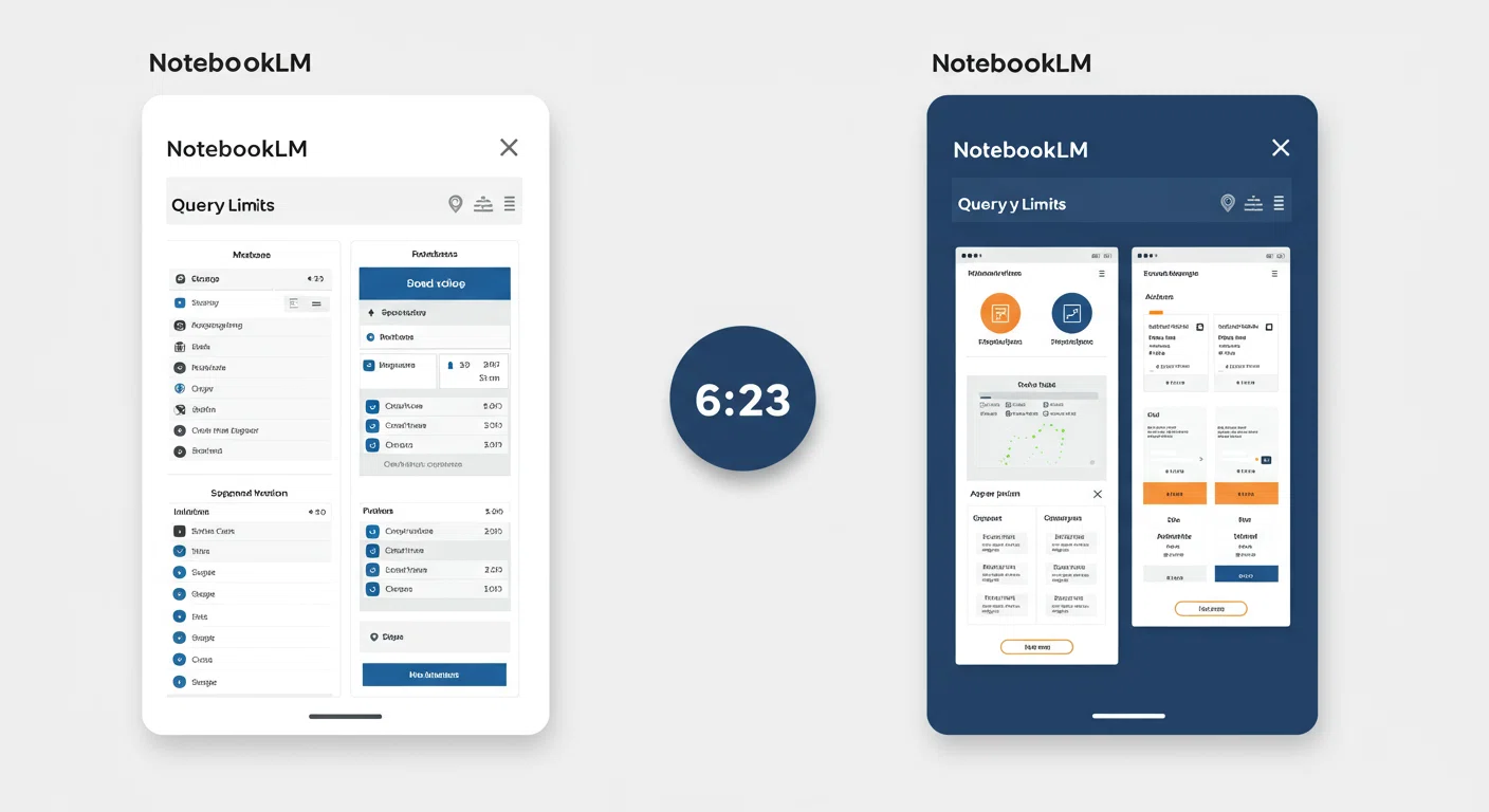 NotebookLMの無料版と有料版の比較