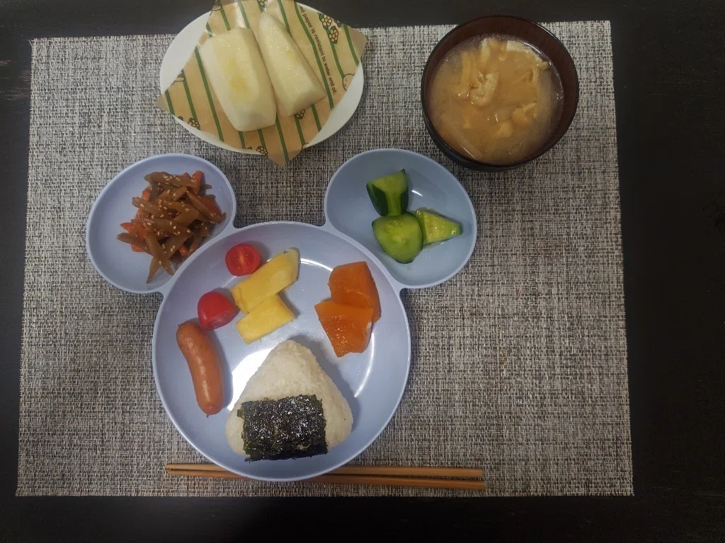40. Japanese Lunch｜「箕面産野菜をたっぷり使ったおにぎりランチ」の