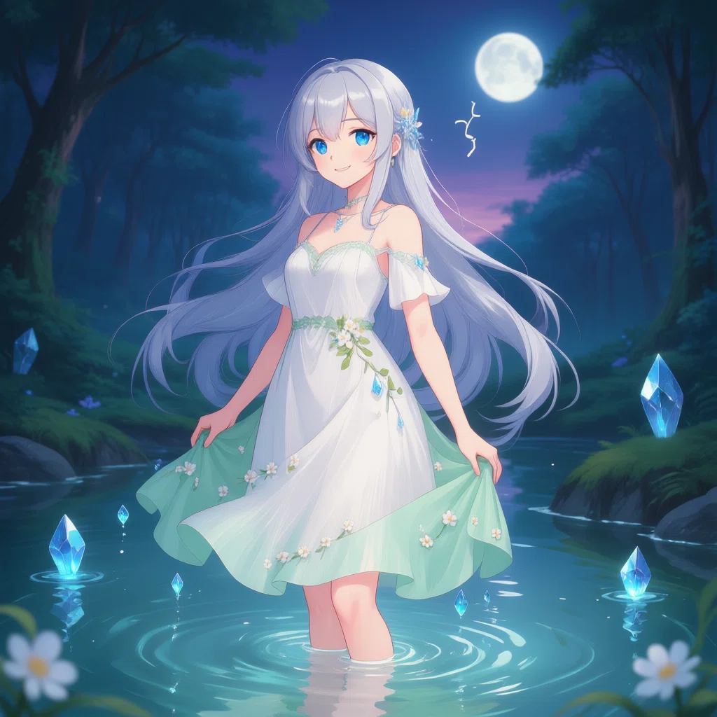 プロンプト無料公開 #001】12星座の乙女：清らかな乙女座【AIイラスト