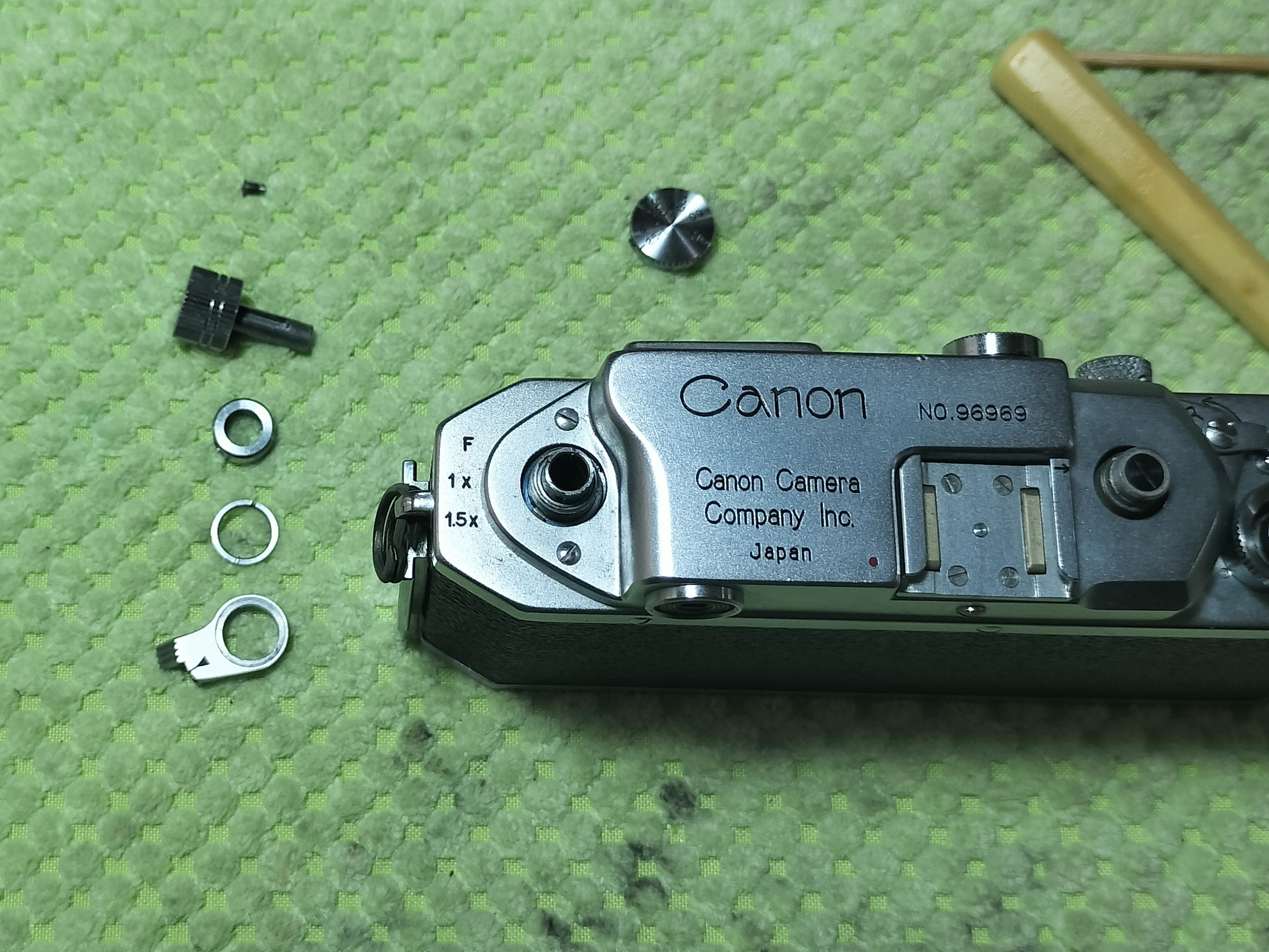 Canon IVSb, IVSb改の分解｜フィルムカメラ修理のアクアカメラ