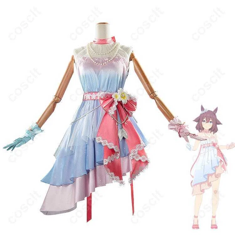 衣装オーダーご予約　桜様 ウマ娘 プリティーダービー サクラチヨノオー「Fleur Enneigée」ダンス