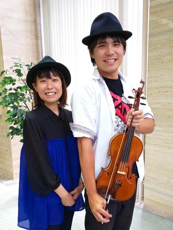 アーティスト＃57 Orange（バイオリンとピアノのデュオ）8月30日