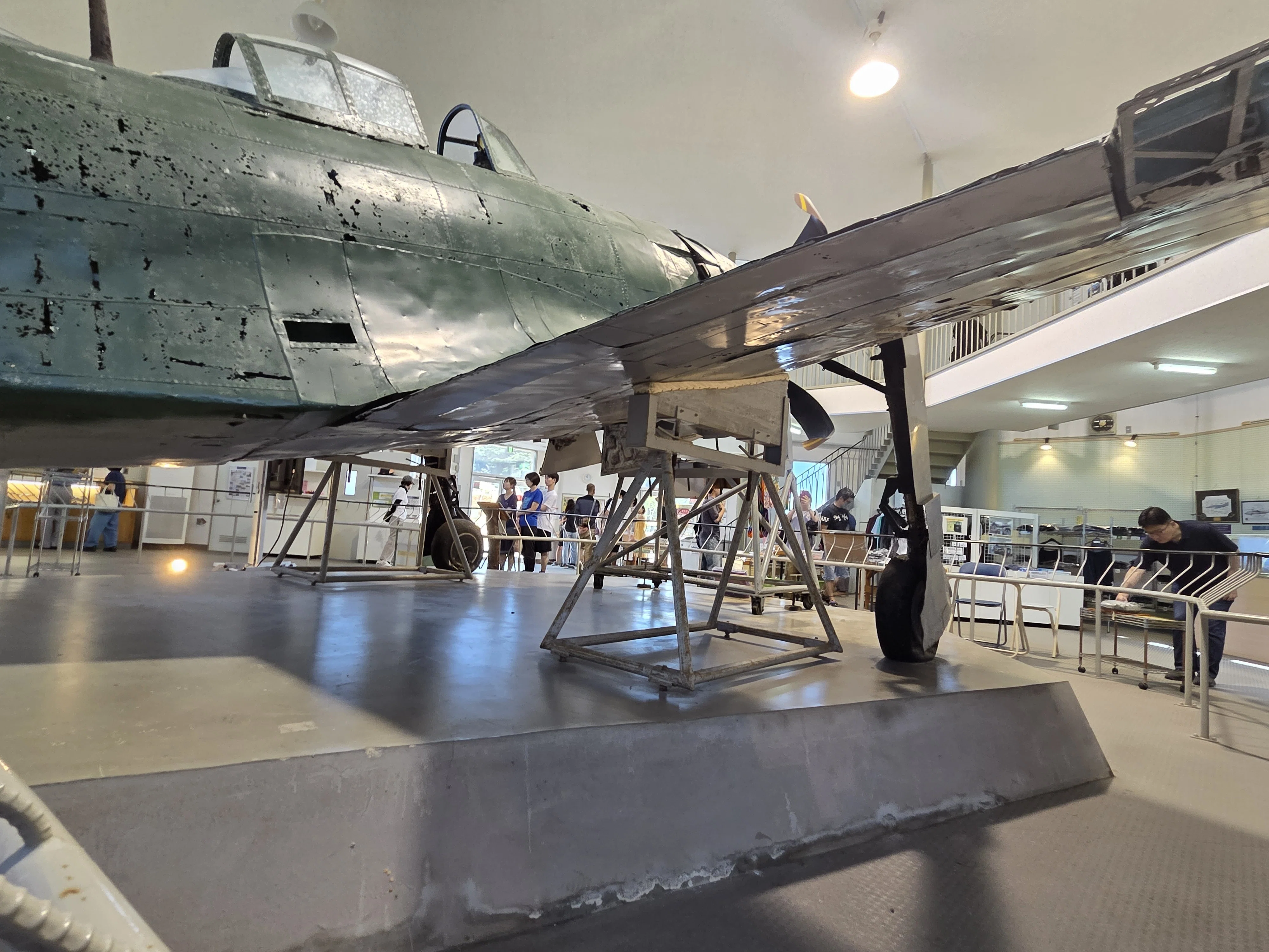 日本国内に一機のみ現存する海軍航空機 紫電改を見て来た｜アニミズム