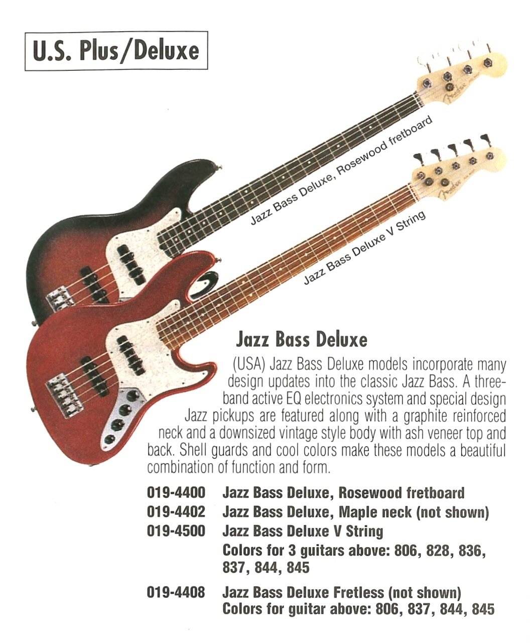 FenderとSquierの5連ペグ5弦ジャズベについて｜高橋敦