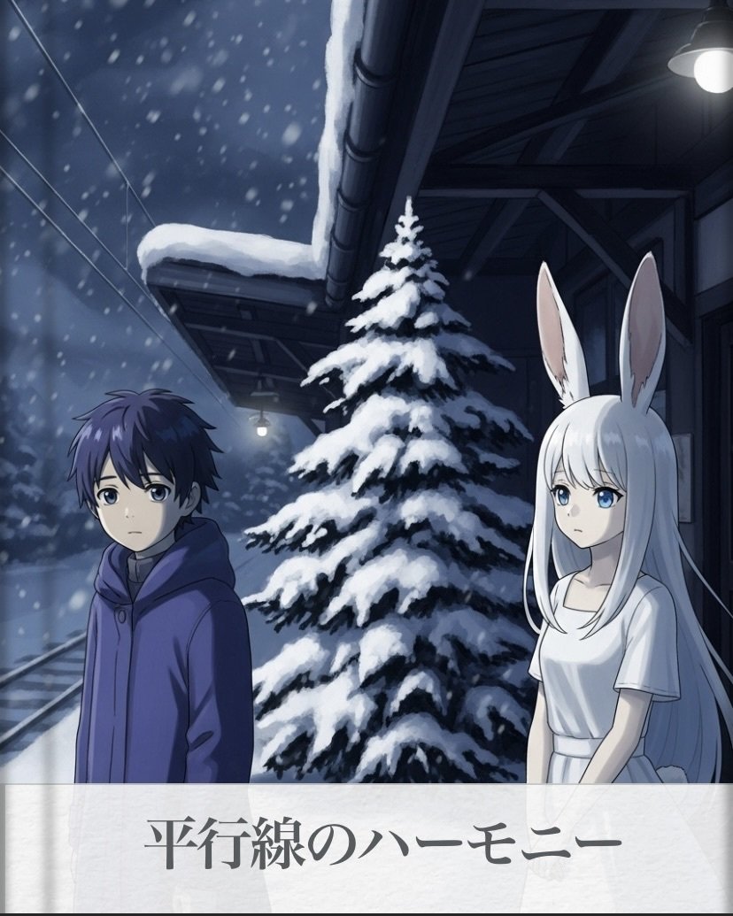 光片-ヒカリノカケラ-』の絵本『平行線のハーモニー』 Gemini
