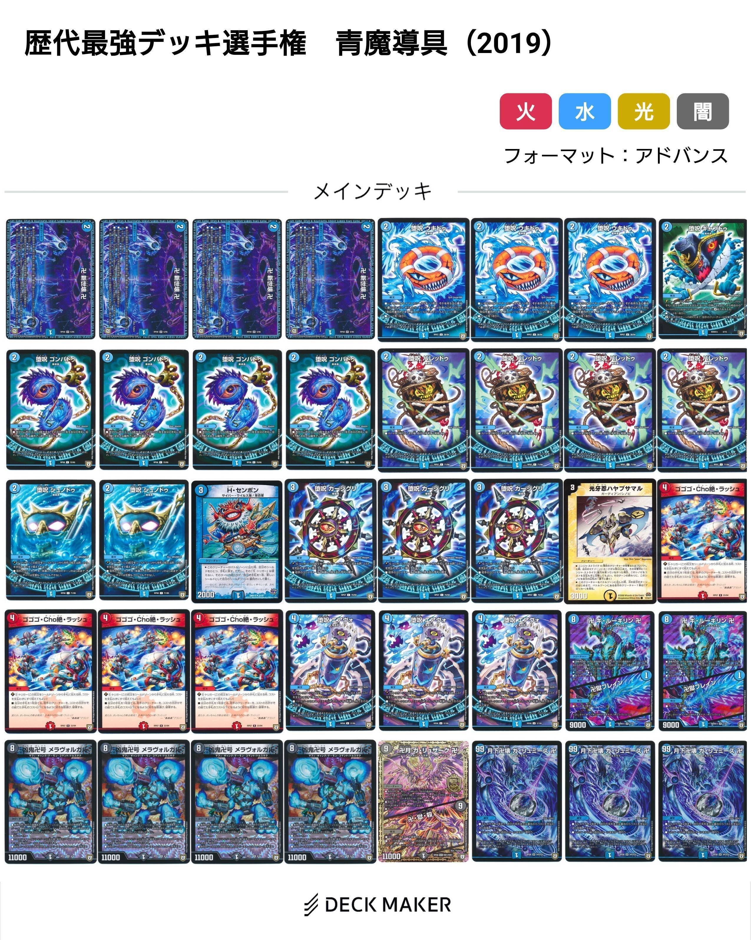 【高レート】青魔導具 デッキ 青魔導具【デュエマ歴代最強デッキ㉜】｜れもん