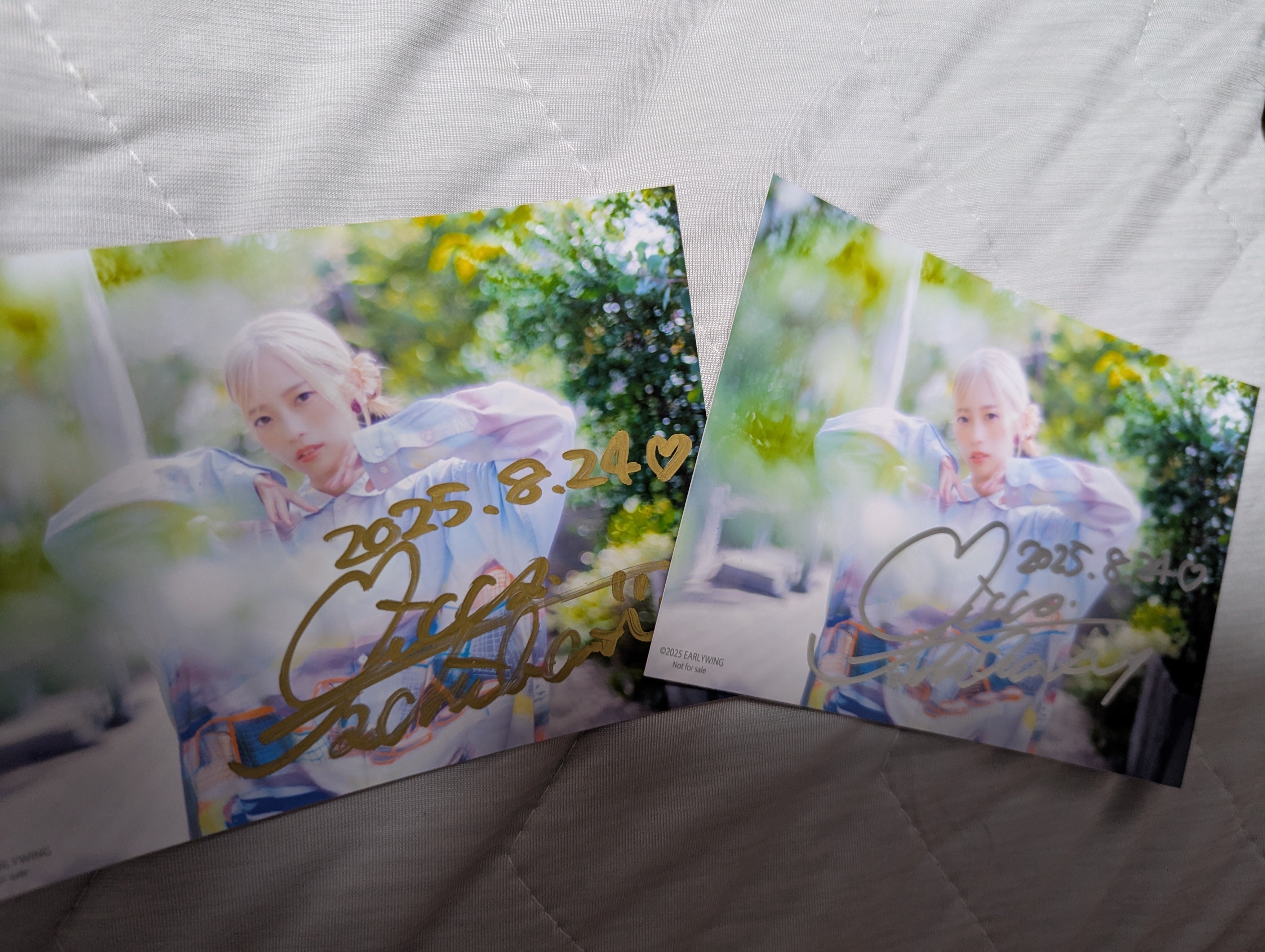 立花理香 サイン入り色紙 立花理香さんFCイベントは最高過ぎて最高だった｜くずみー