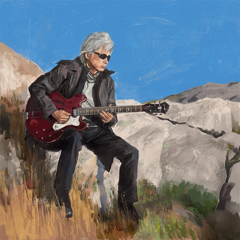 浜田省吾」を描く（3）｜寺西 晃 イラストレーター