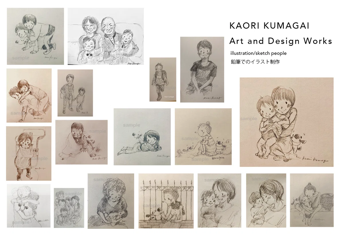 イラストのポートフォリオ。｜Kaori Kumagai