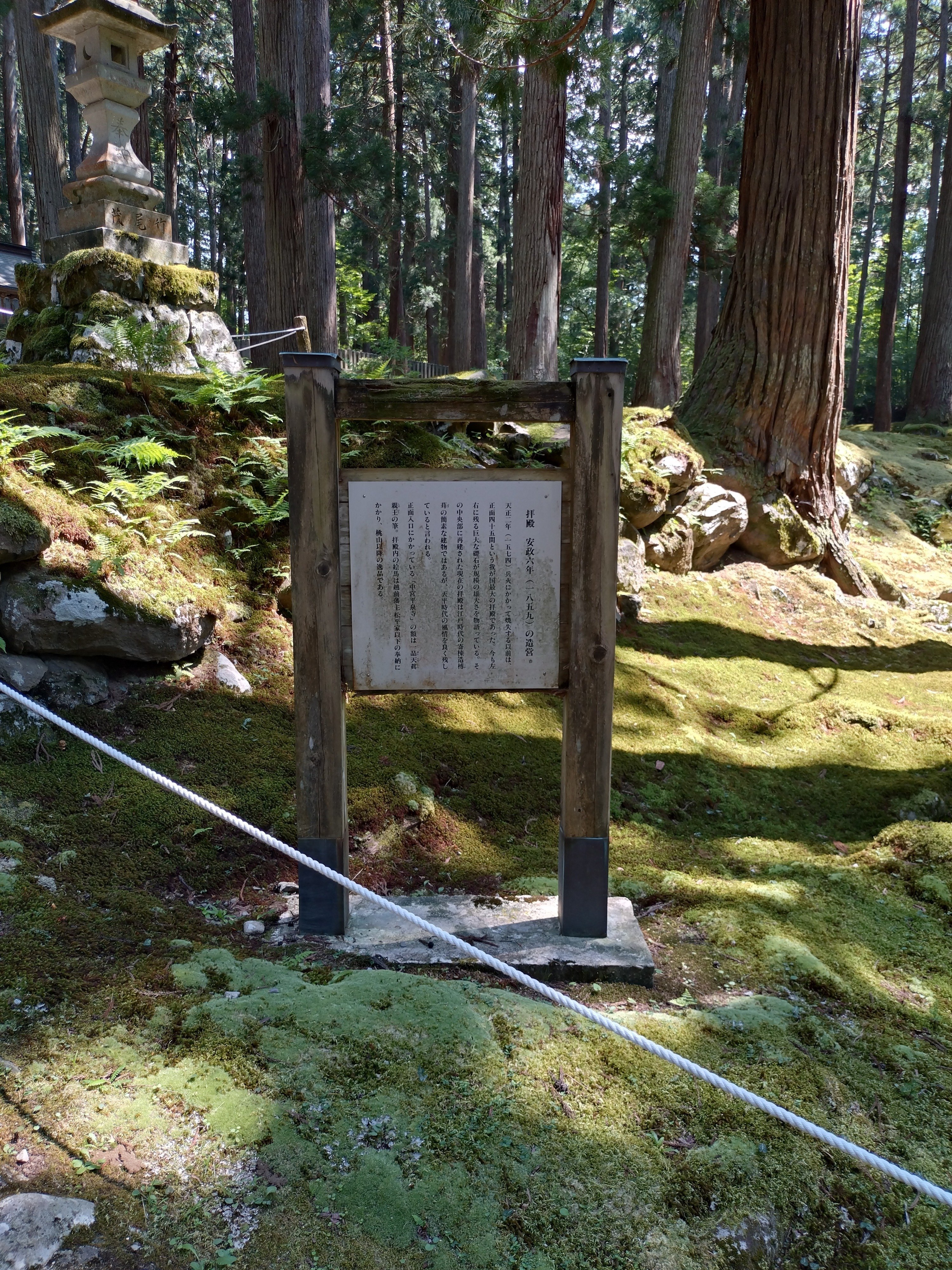 【越前白山神社図】敦史 994 福井県 平泉寺白山神社 共箱二重箱 掛け軸　肉筆 福井県のパワースポット「平泉寺白山神社（白山平泉寺）」の