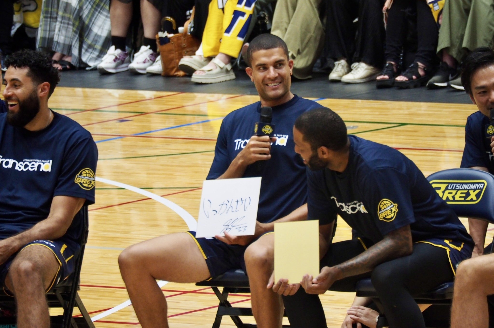 宇都宮ブレックスTIP-OFFイベントで新ユニフォームに気付かなかった