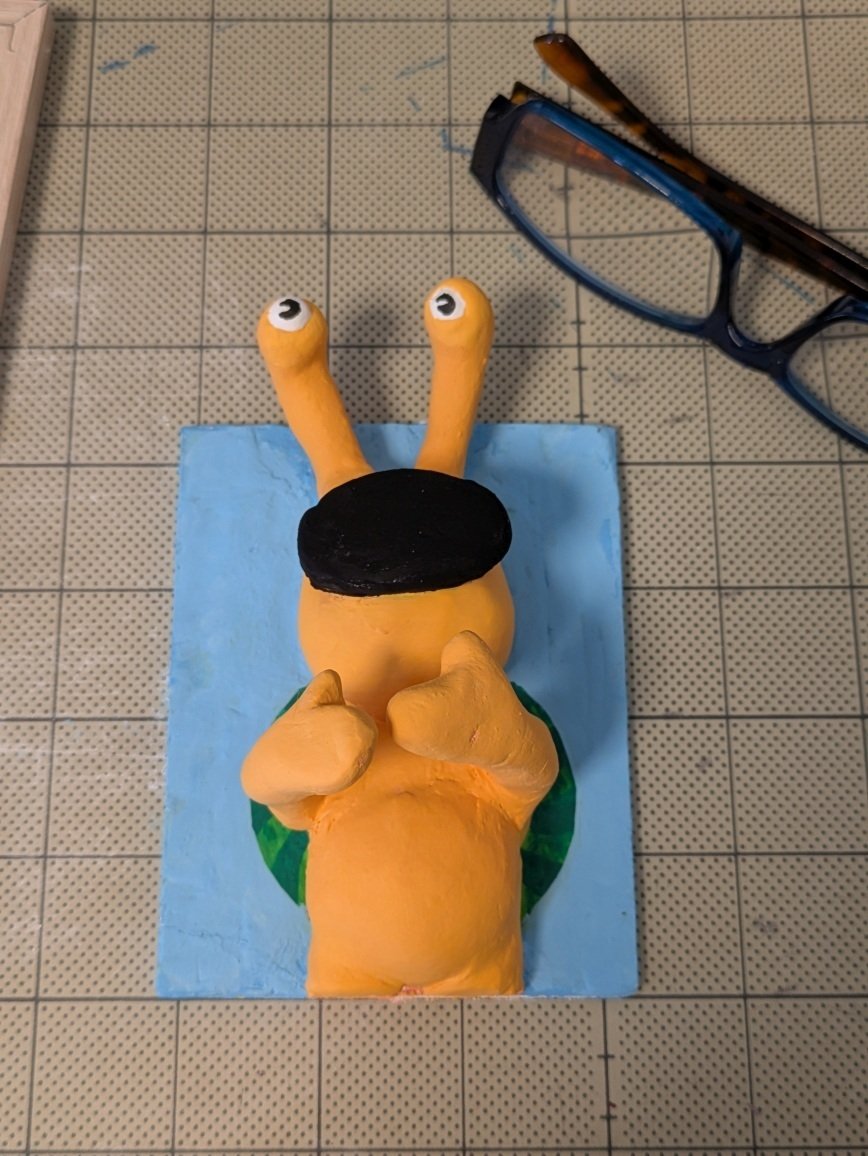 紙粘土で…オリジナルキャラを具現化してみたよ