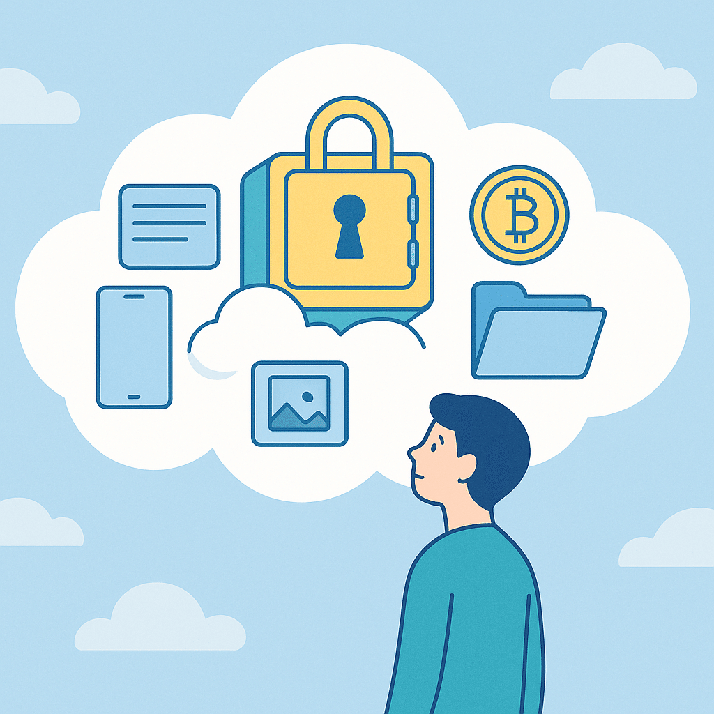 安否確認とデジタル資産管理をひとつに。「人生金庫」という選択肢｜くまかけ