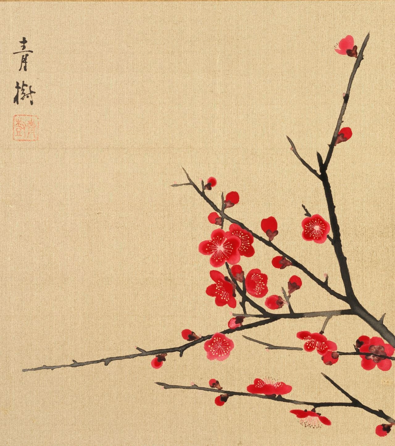 作品一覧】小茂田青樹《十二ヶ月図》｜講談社野間記念館