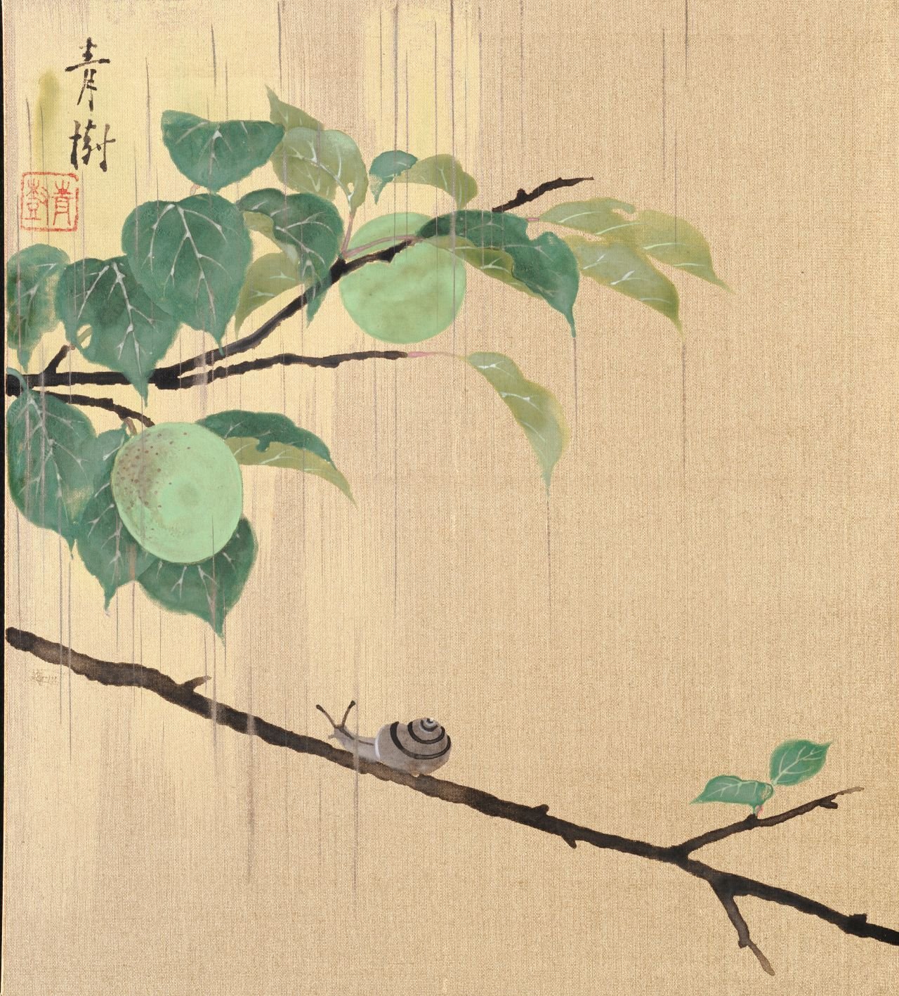 小茂田青樹、「麦踏」、希少な画集より、新品高級額・額装付、状態良好 作品一覧】小茂田青樹《十二ヶ月図》｜講談社野間記念館
