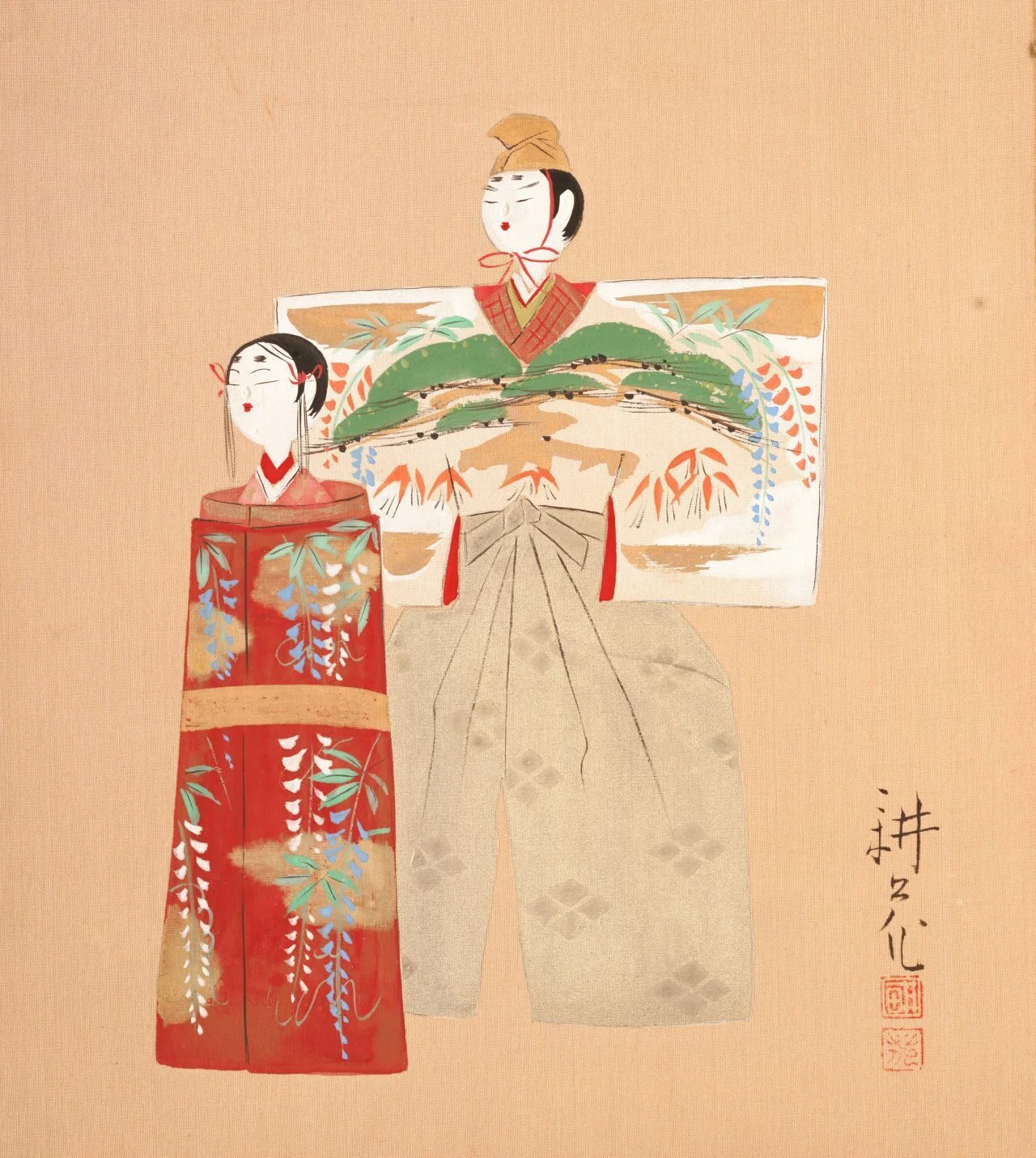 作品一覧】山村耕花《十二ヶ月図》｜講談社野間記念館