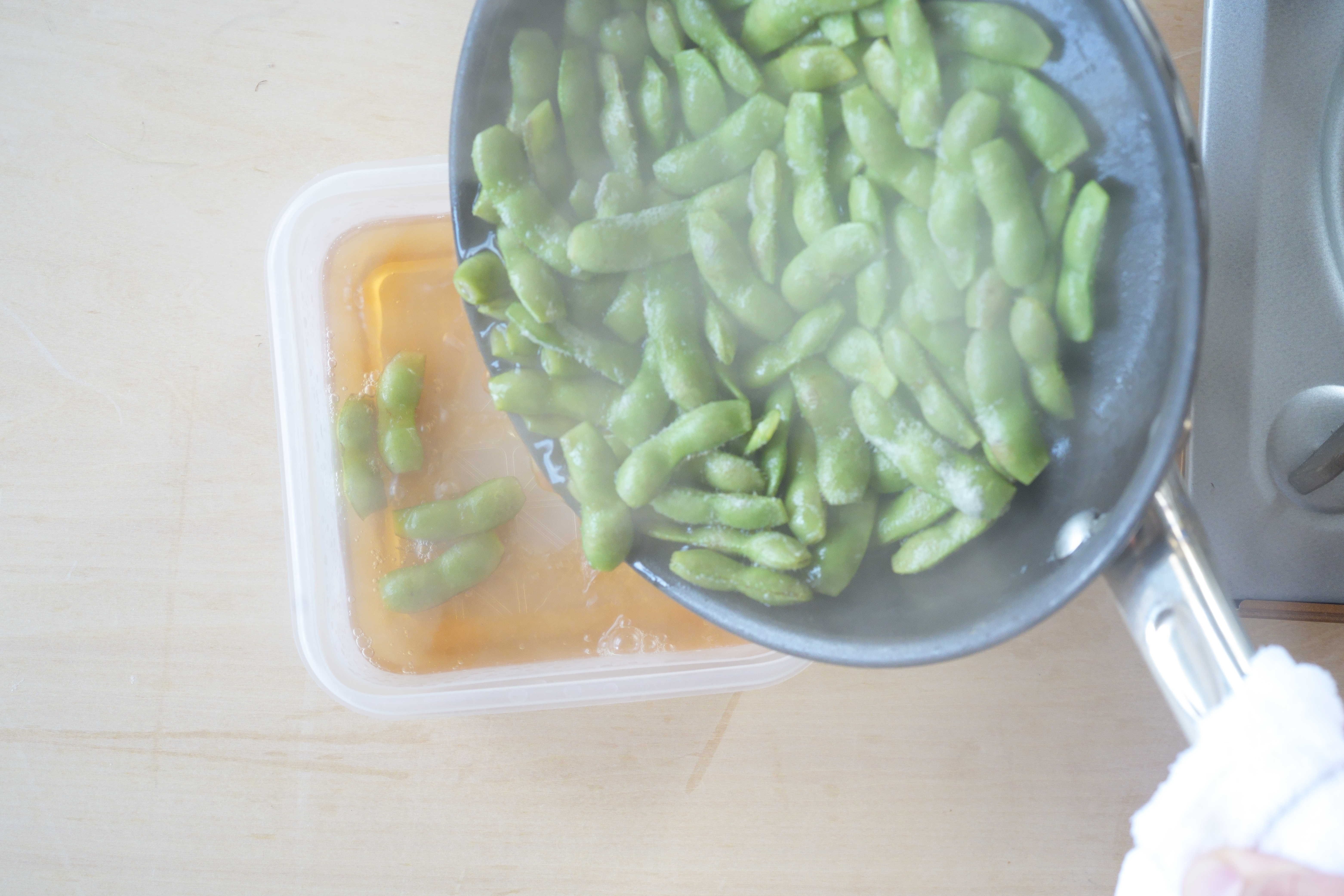 枝豆の塩直（じか）煮｜本田 よう一