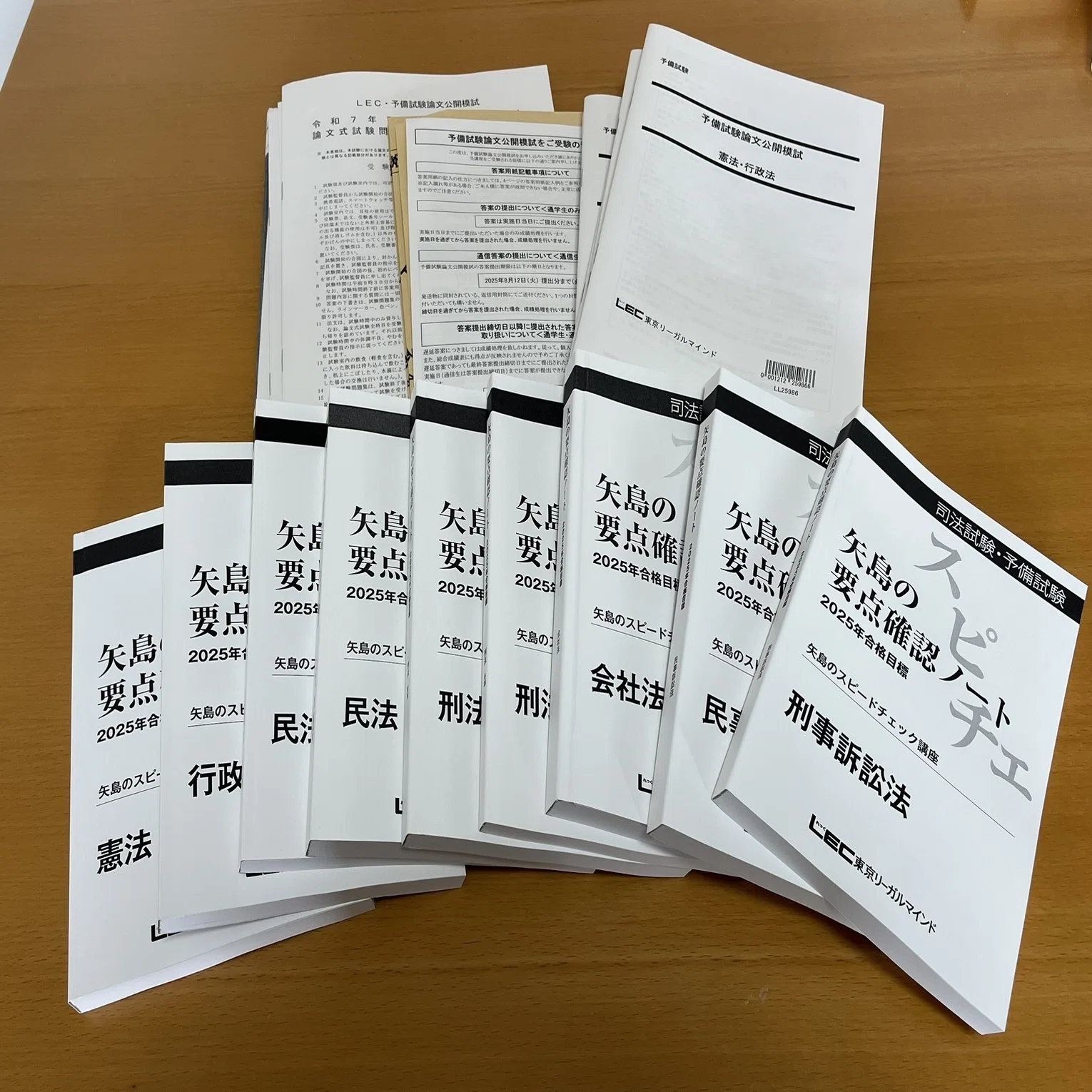 R7予備試験（短答式）成績通知書届く。171点で、順位は1,536位 