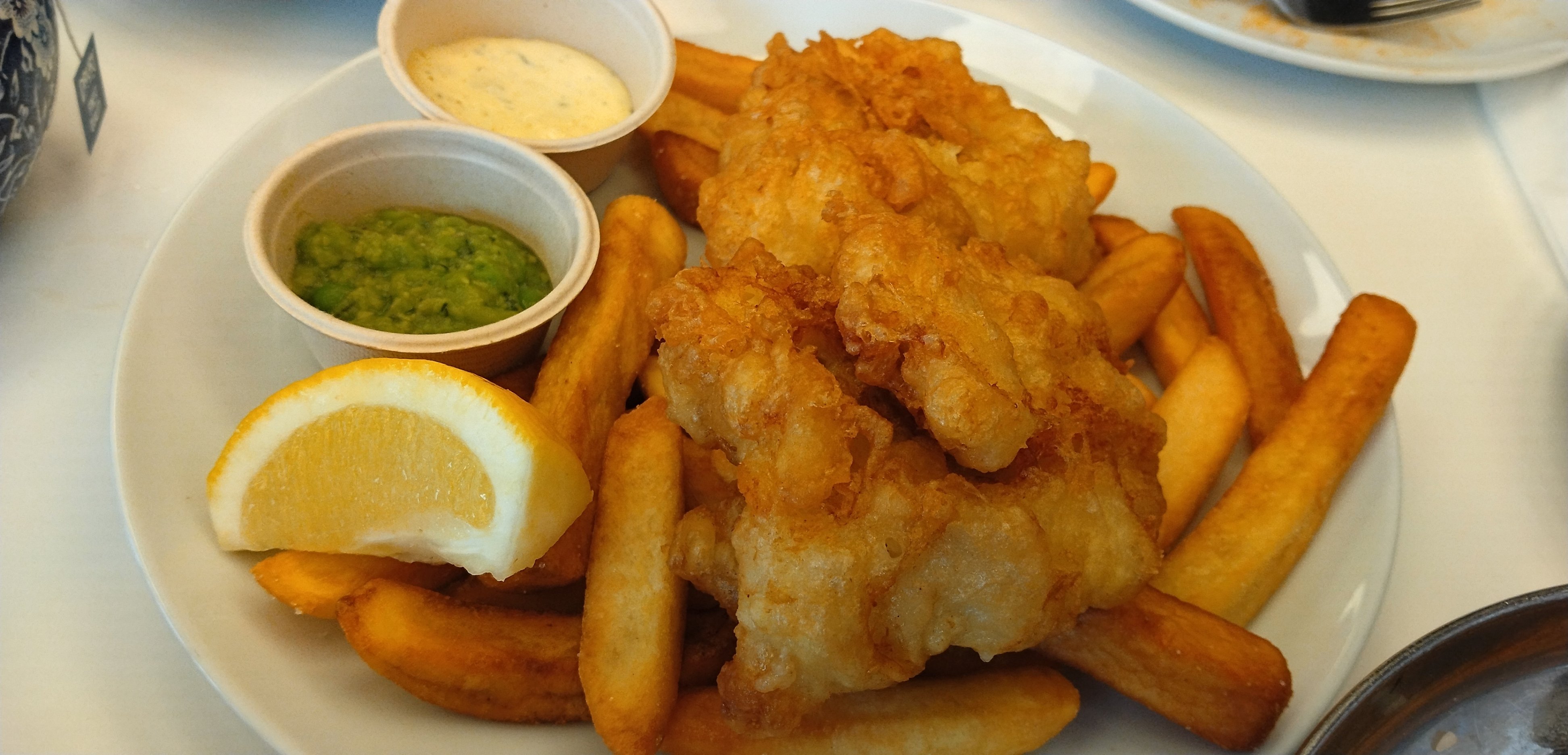 フィッシュアンドチップス対決｜ゆきんこ