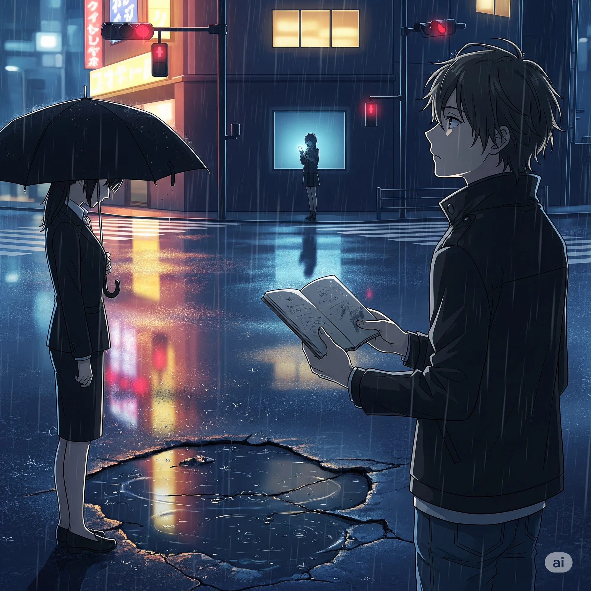 創作SS②】雨が描いた輪郭｜瀬尾豊