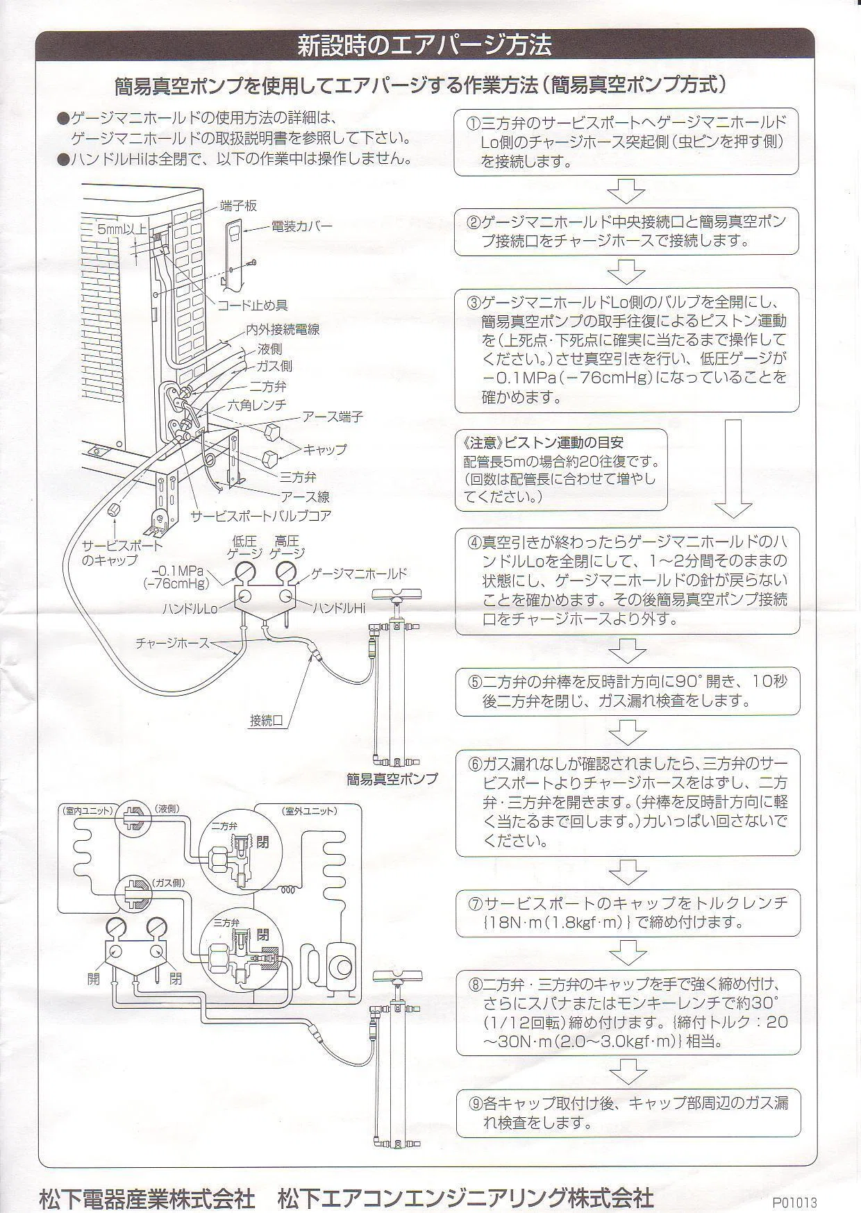 パナソニック手動式真空ポンプ HS-KP1｜有)越谷電器