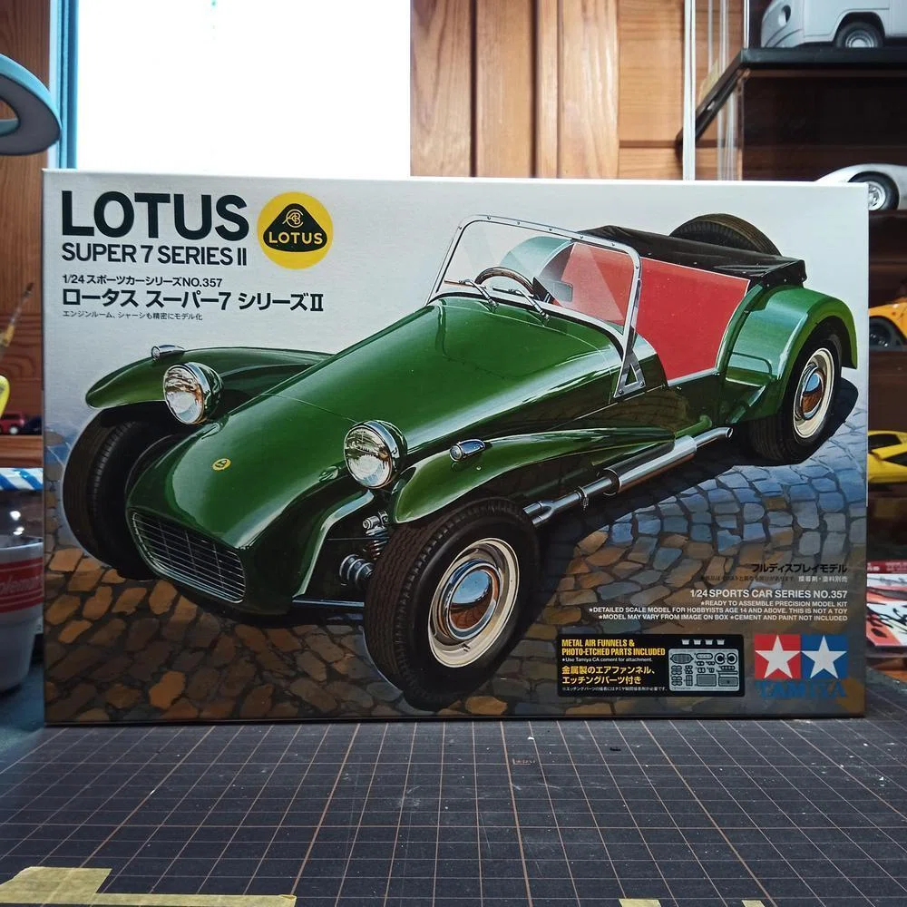 プラモデル完成｜タミヤ｜1/24｜ロータススーパーセブン｜パキラ