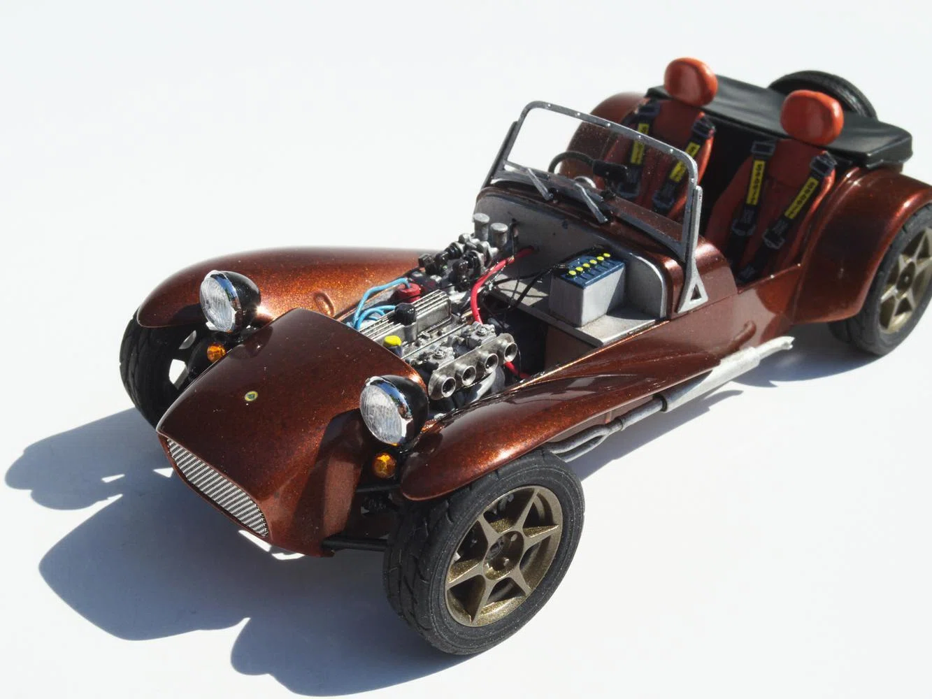 プラモデル完成｜タミヤ｜1/24｜ロータススーパーセブン｜パキラ
