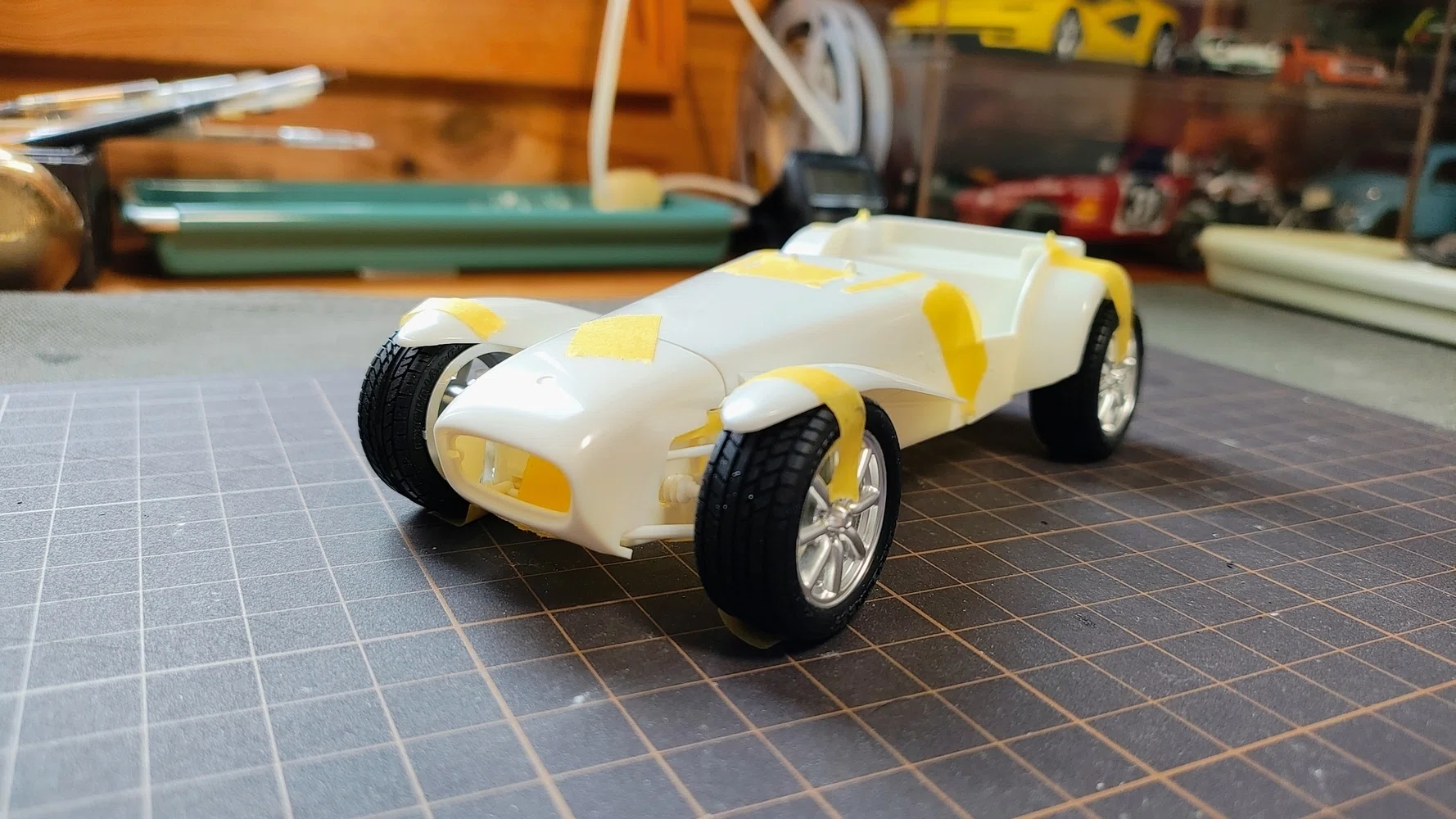 プラモデル完成｜タミヤ｜1/24｜ロータススーパーセブン｜パキラ