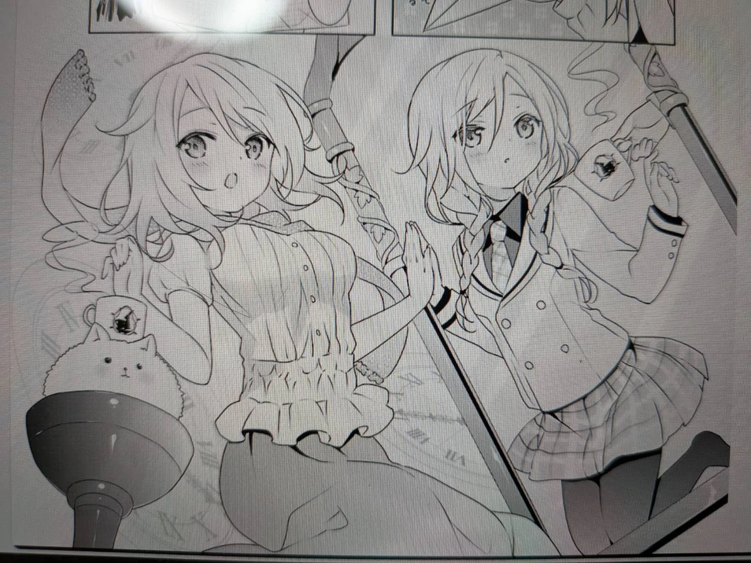 ココアホリック　ユイザキカズヤ先生　直筆イラスト　ノゲノラ 木組みの街の不思議を話そう-ココアとチノの臨死体験に触れて-｜将官