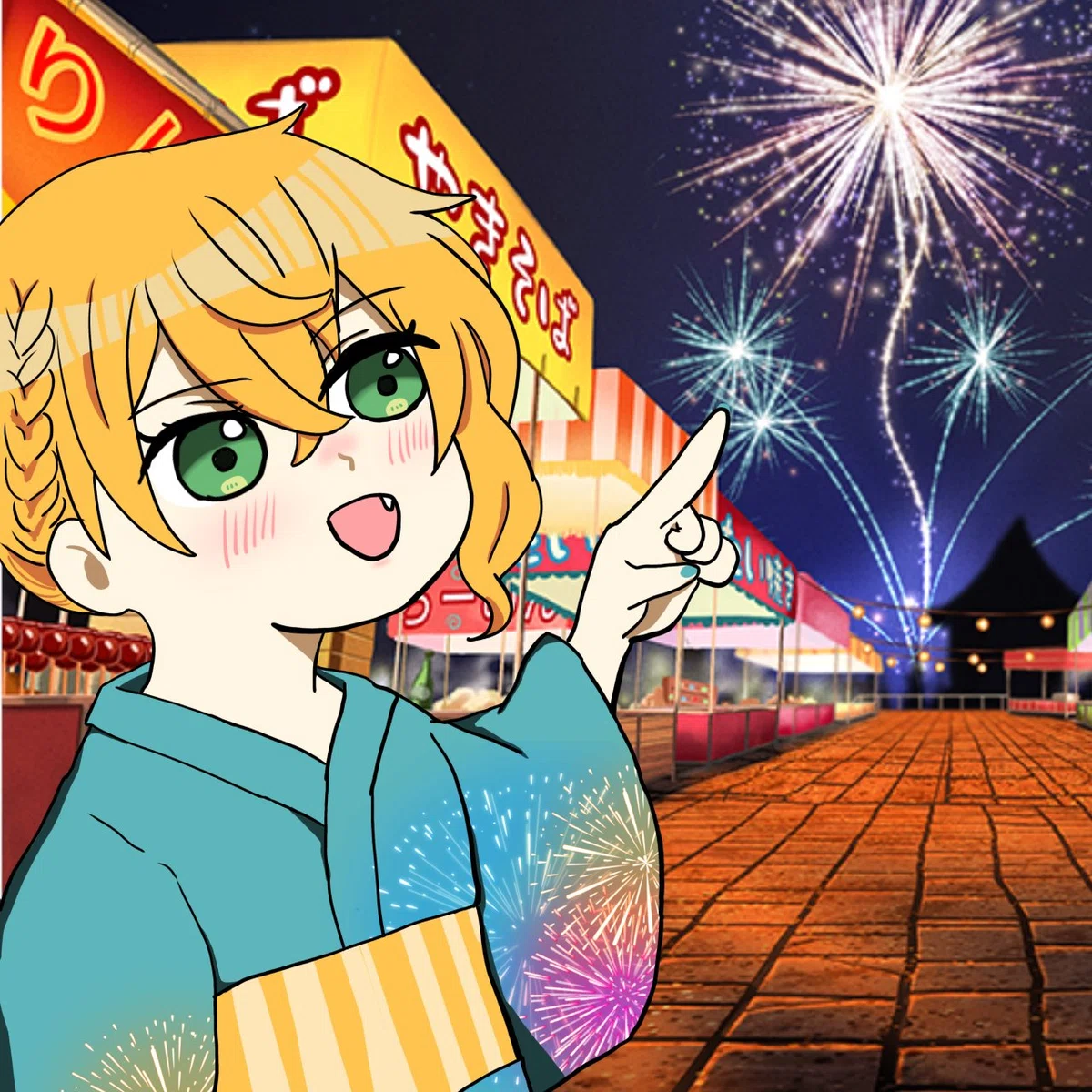 夏の夜空🌟満開に咲く「花火」イラストまとめ｜Charaforio｜Charaforio公式