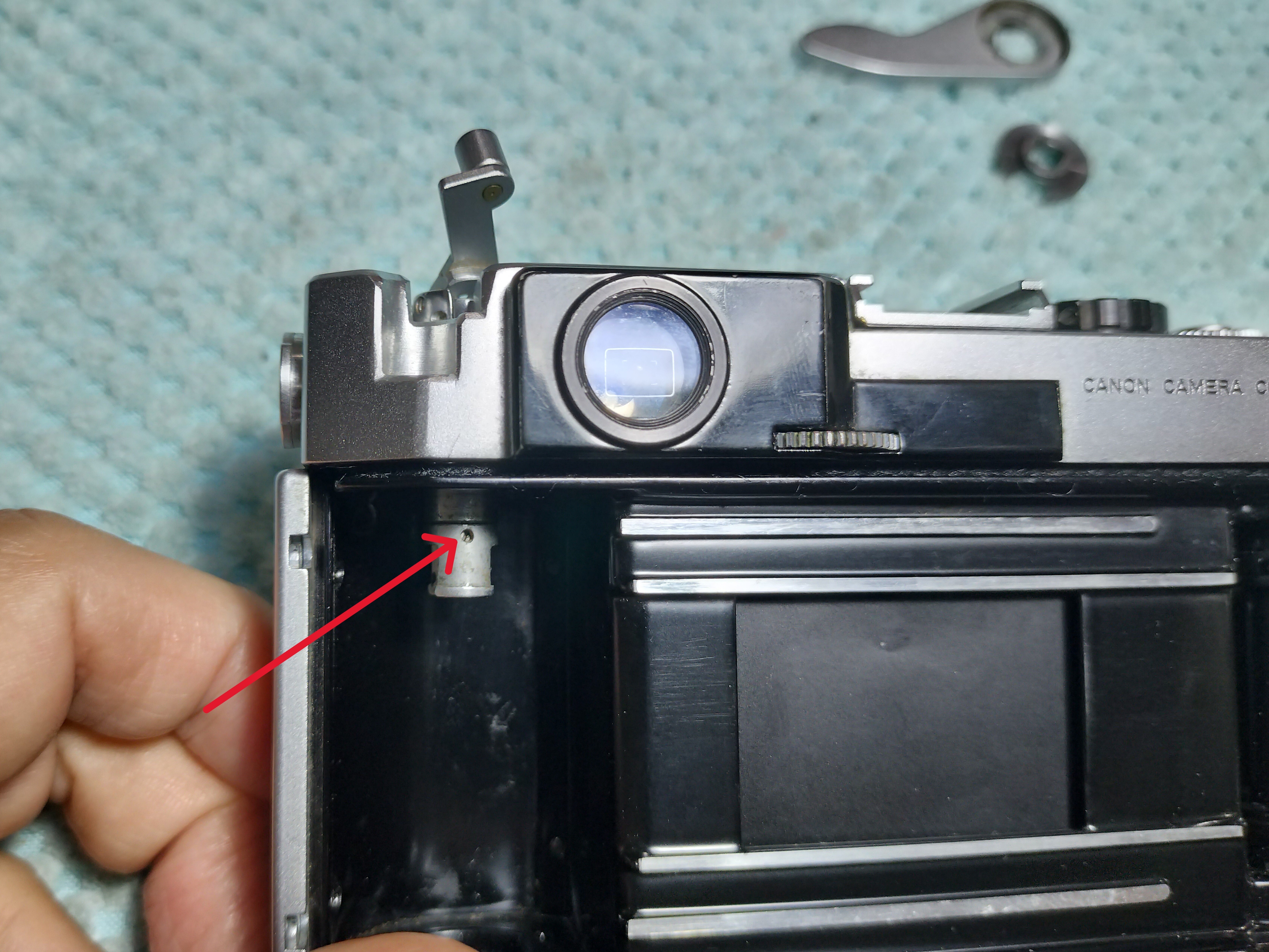 キャノン Ⅵ L ボディ　No.608720　E・Pマーク付き お見逃しなく Yahoo!オークション - 超レア Canon VI L ボディ ブラック