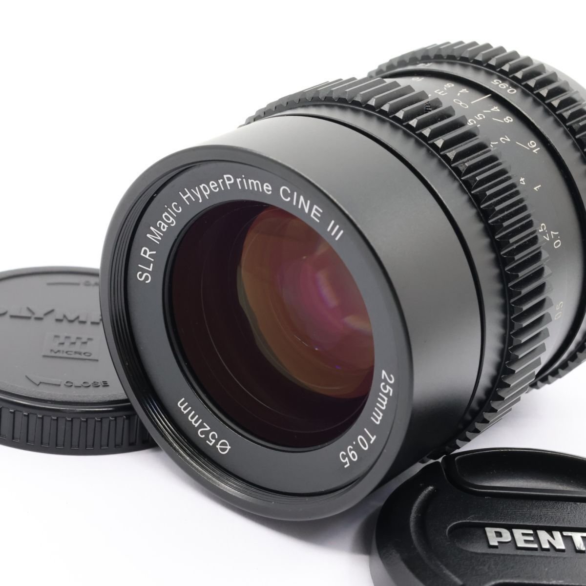 【極美品】SLRMAGIC 25mmF0.95 CineⅢ マイクロフォーサーズ Amazon.co.jp: SLR Magic 25mm T0.95 Hyperprime Cine III