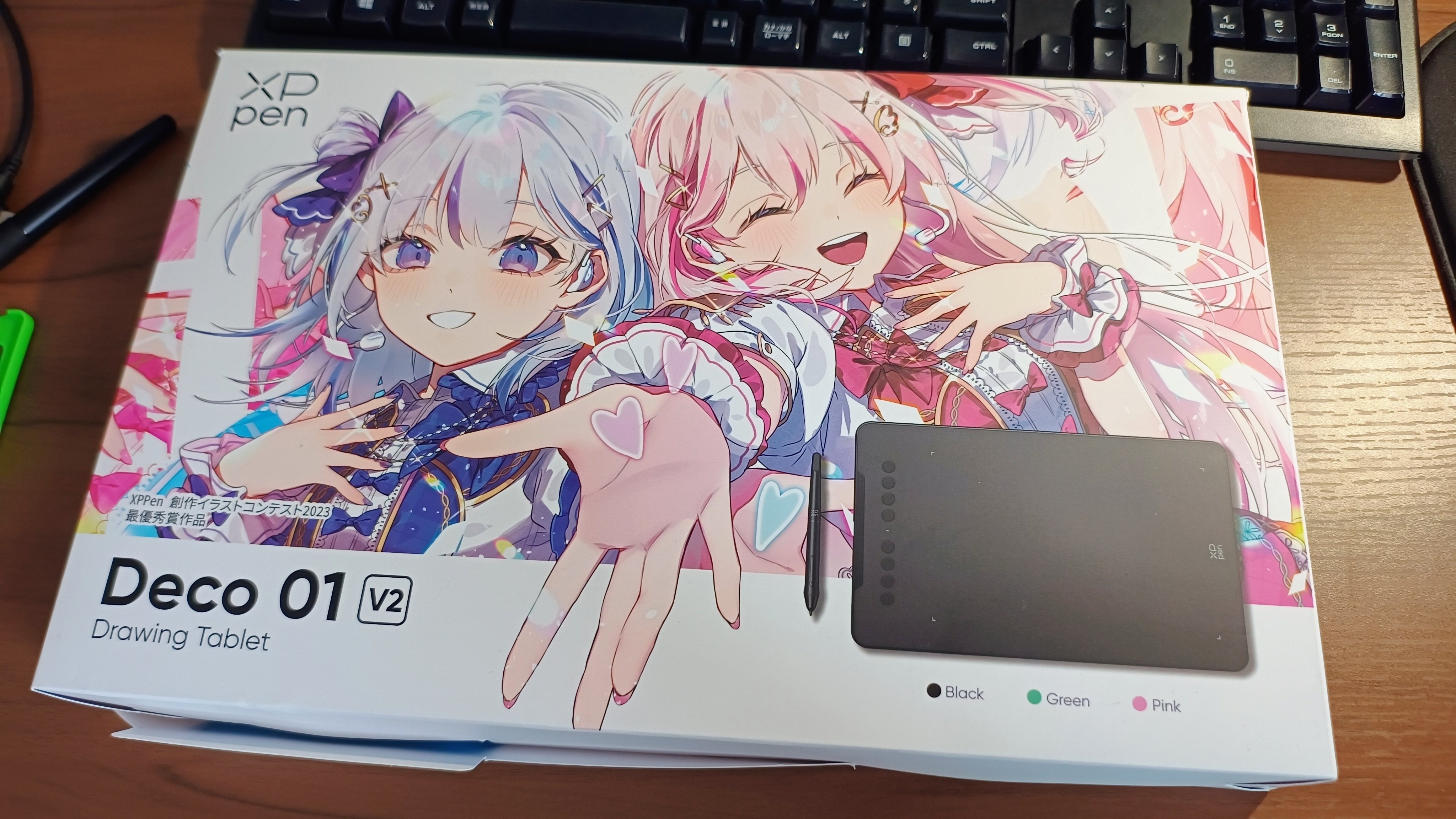 XP-Pen ペンタブ　イラストコンテスト記念品 Deco01 V2 XP-Pen XPPen Deco01V2 ペンタブレット イラストコンテスト記念版
