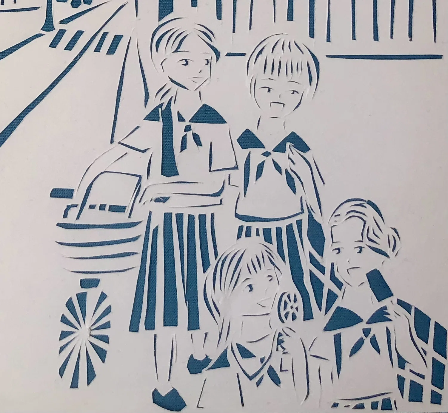 平戸で過ごす青春／長崎切り絵ギャラリー⑥｜林檎の箱庭｜星野リゾート