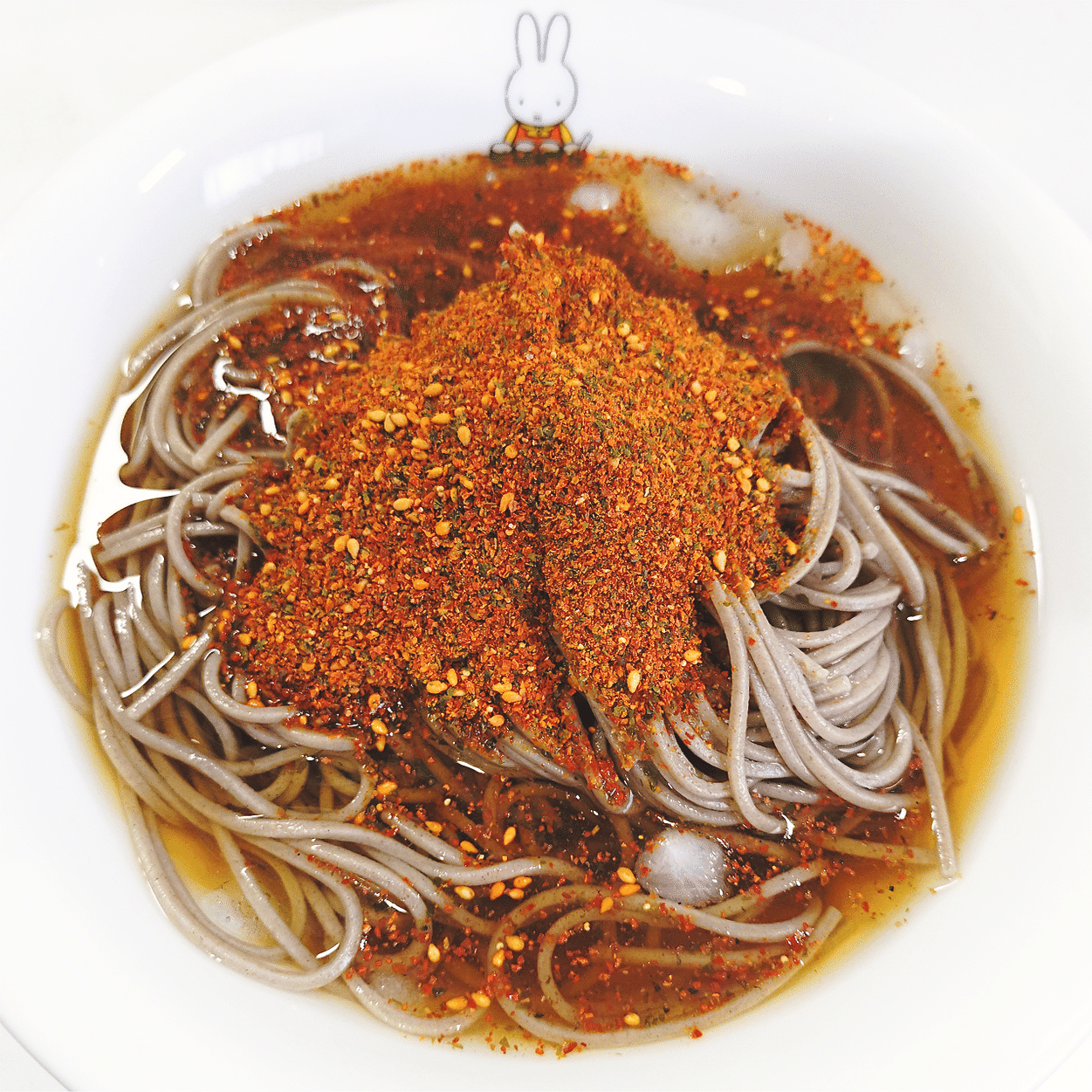 スーパーボルケーノそば-1（ゆず入り七味）【我が干しそば道 精進の42