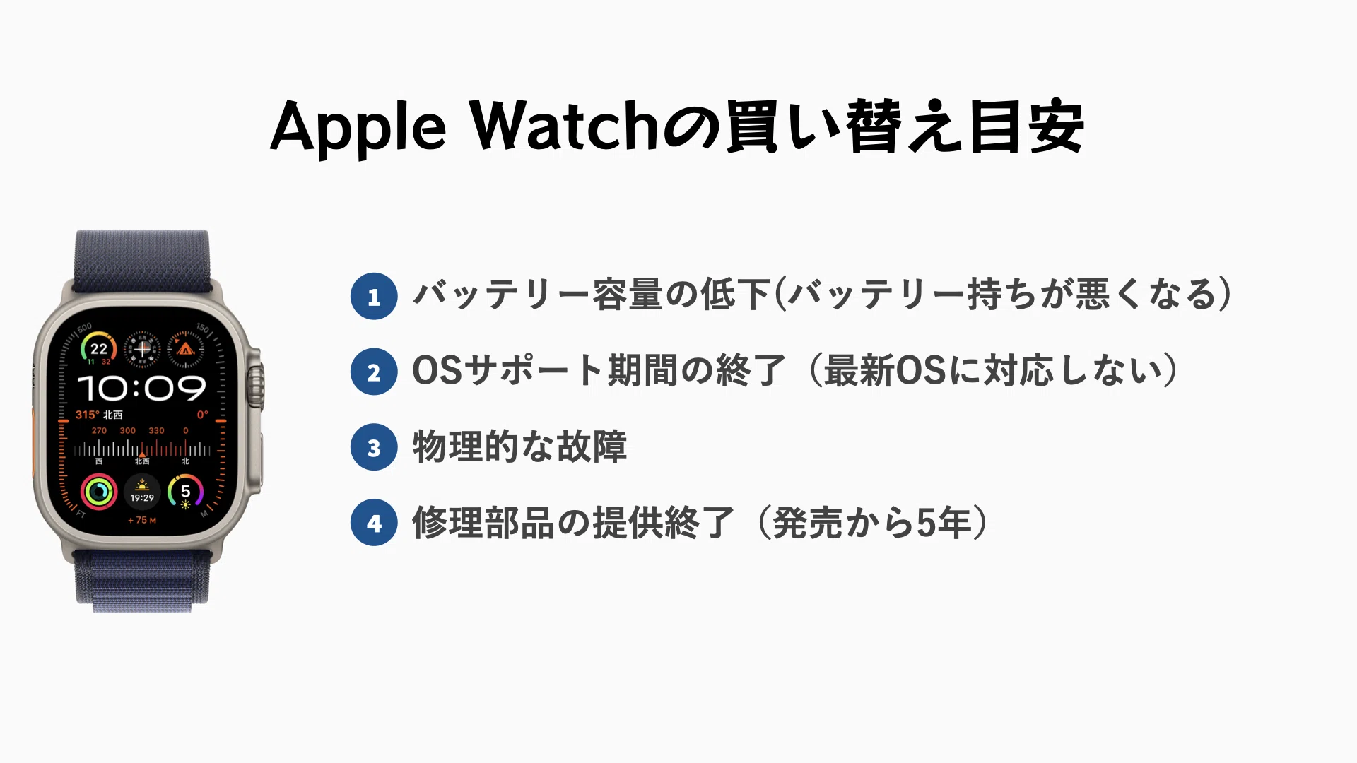 Apple Watchは何年使えるのか？買い替えタイミングを解説｜まつりくん