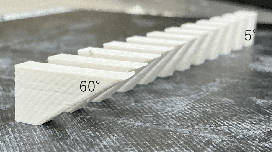 3Dプリンターの印刷テスト：OverhangとBridge｜Hiroyuki Hayashi