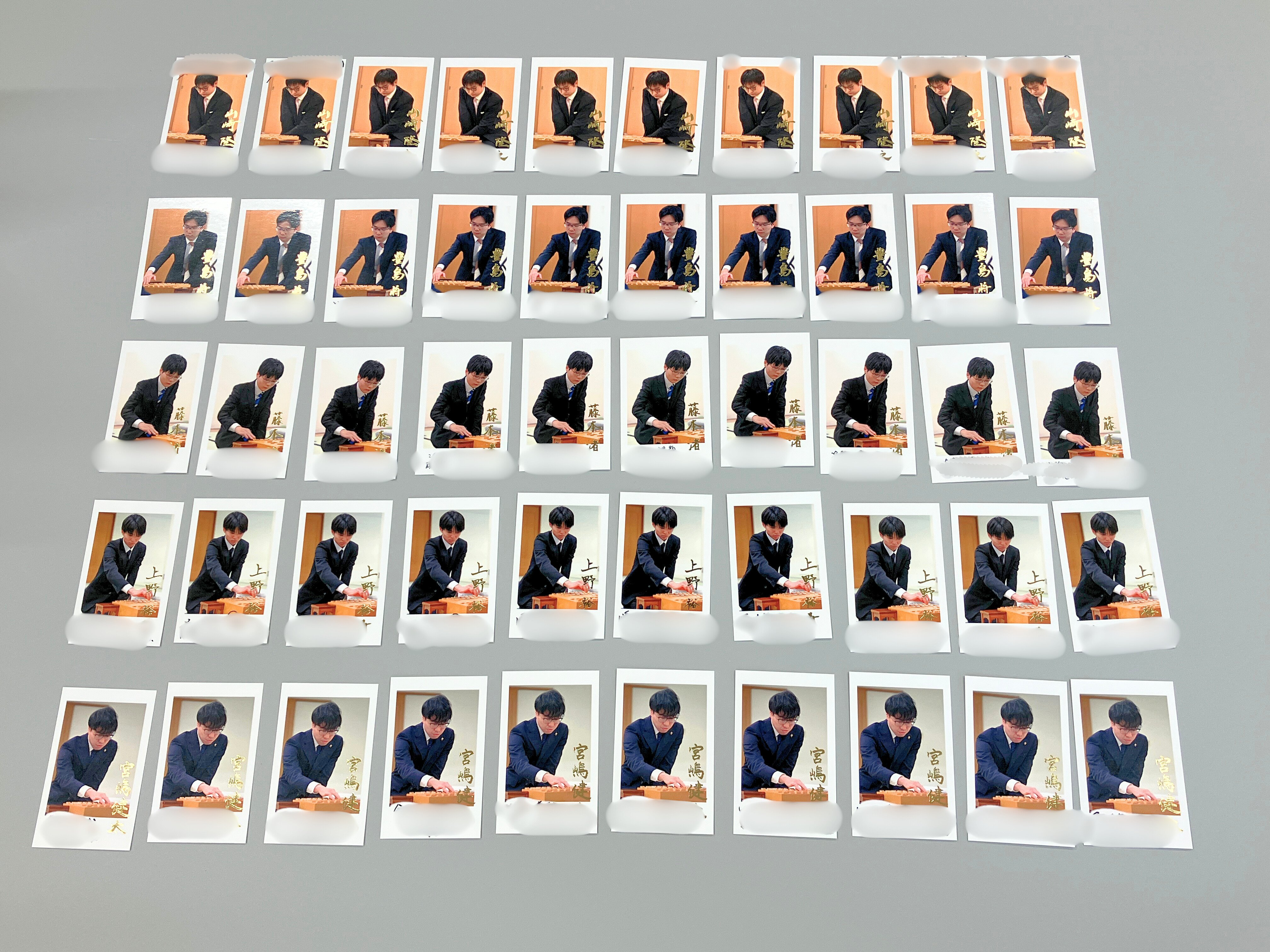 チェキ風棋士カード 告知写真オフショット集｜関西将棋会館公式