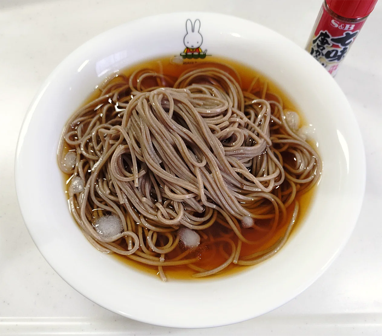 スーパーボルケーノそば-3（七味唐辛子）【我が干しそば道 精進の44杯