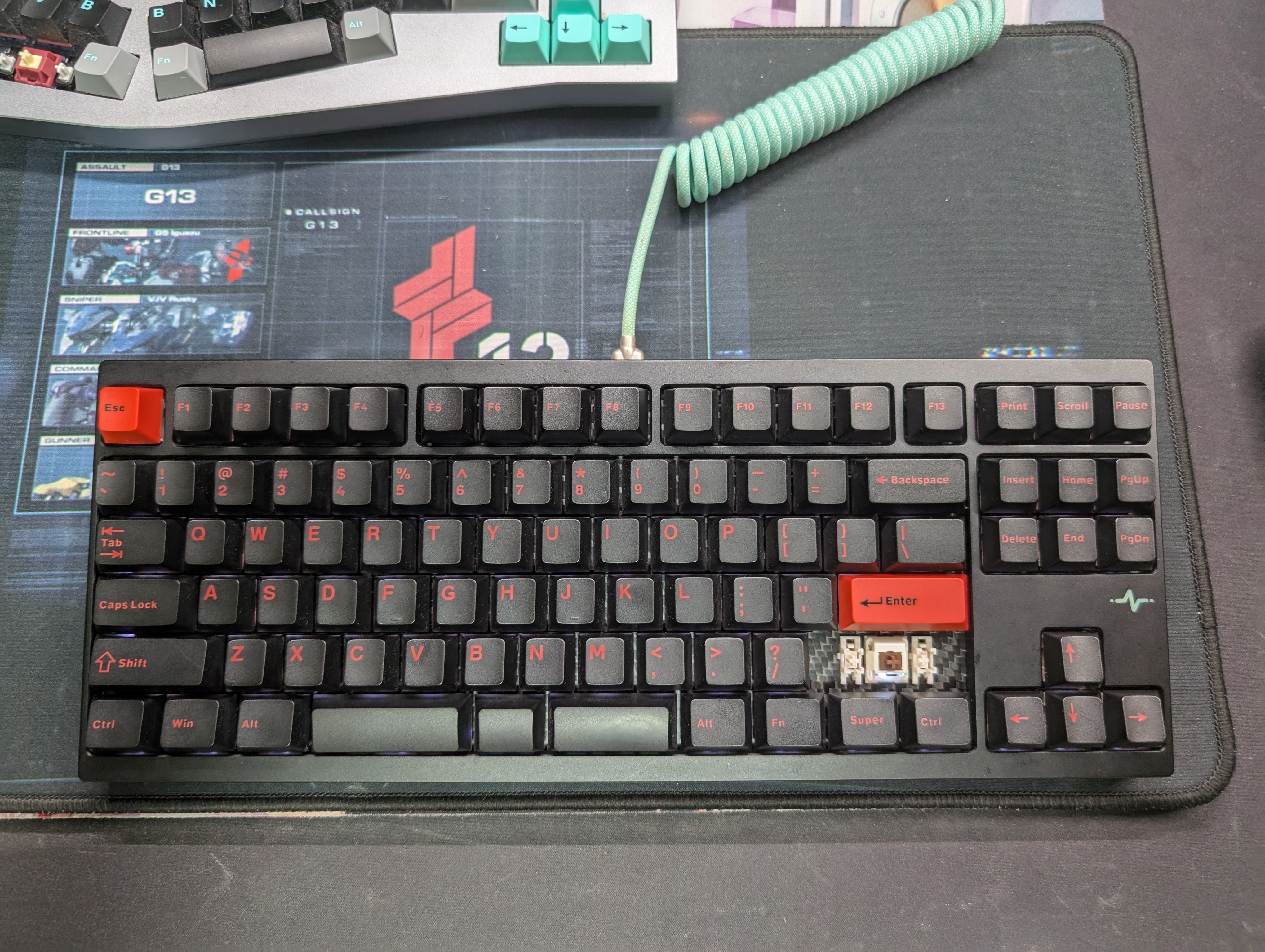 Crush80 + split space&ANSI enter｜ふじえだ