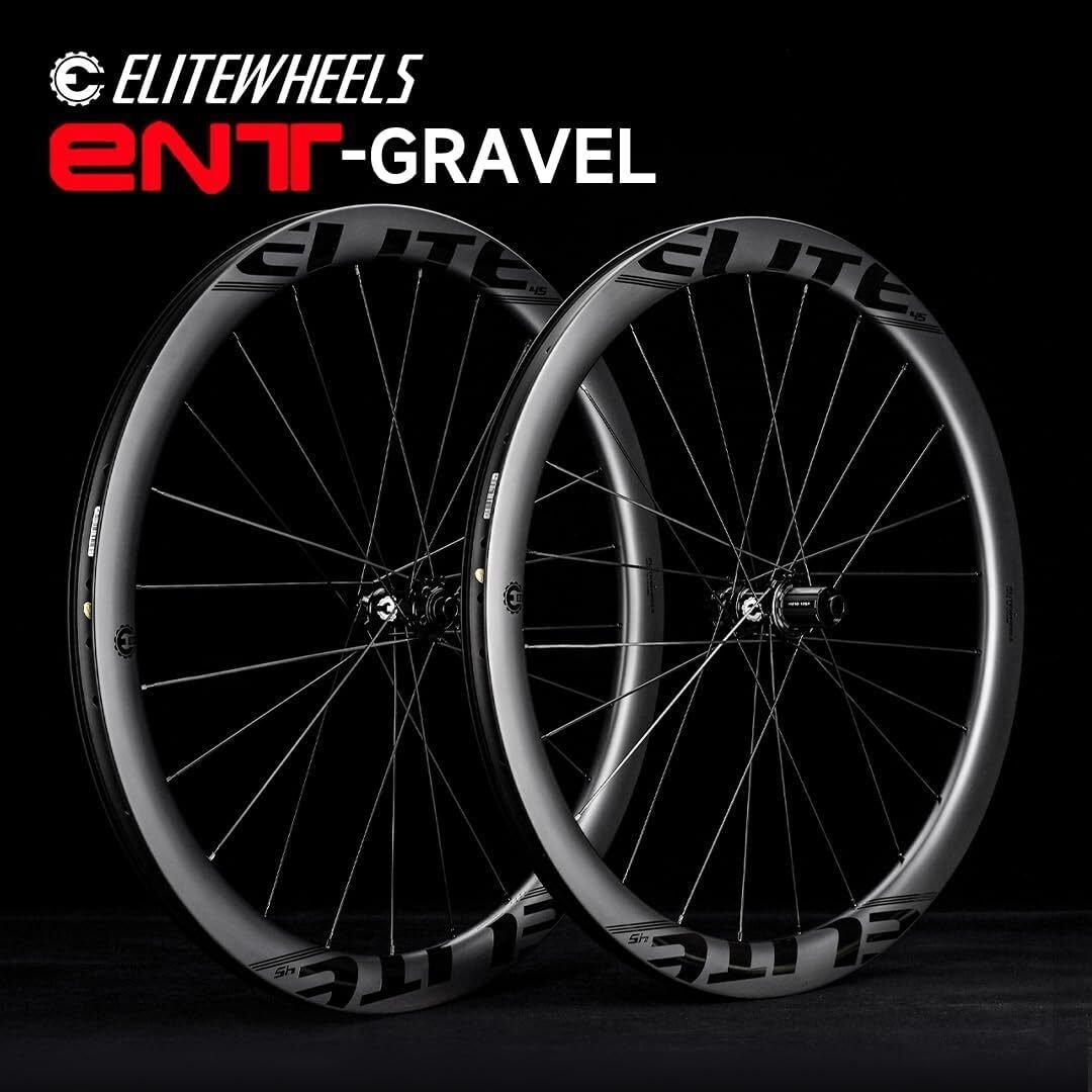 ディスクブレーキ　カーボンホイール　グラベル ELITEWHEELS ENT GRAVEL カーボンホイールセット｜ディスク