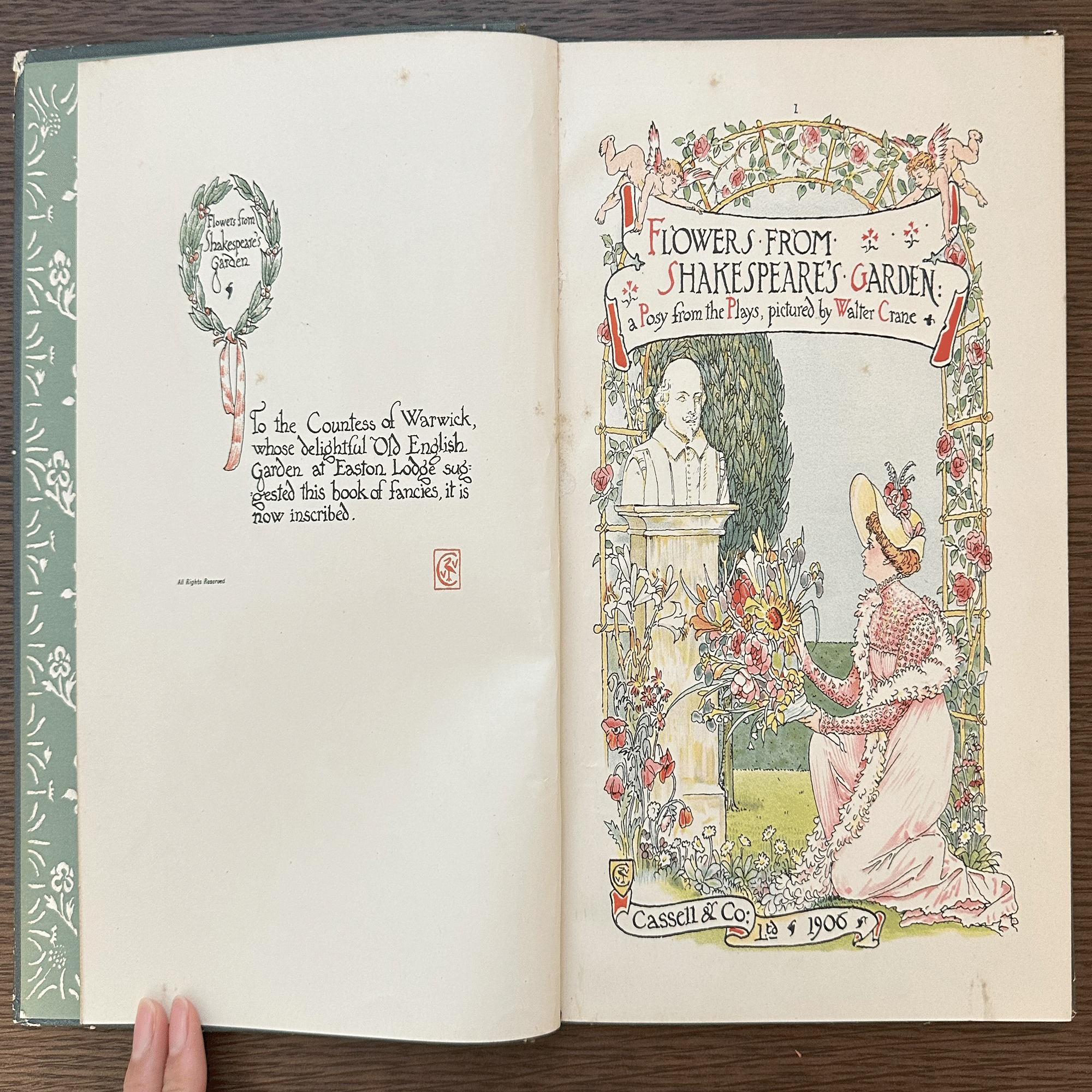 美しい挿絵本紹介②】ウォルター・クレイン『シェイクスピアの花園