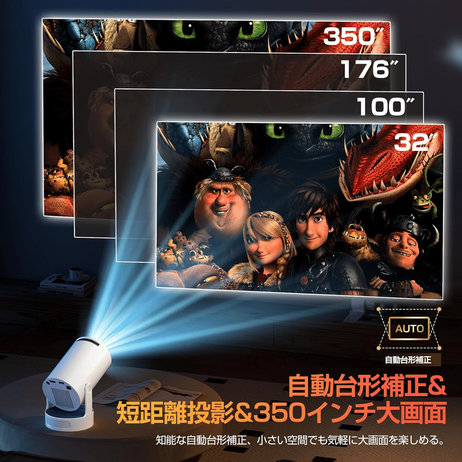 Philoent 2025年版 超小型4Kプロジェクター｜GetGadgetGot