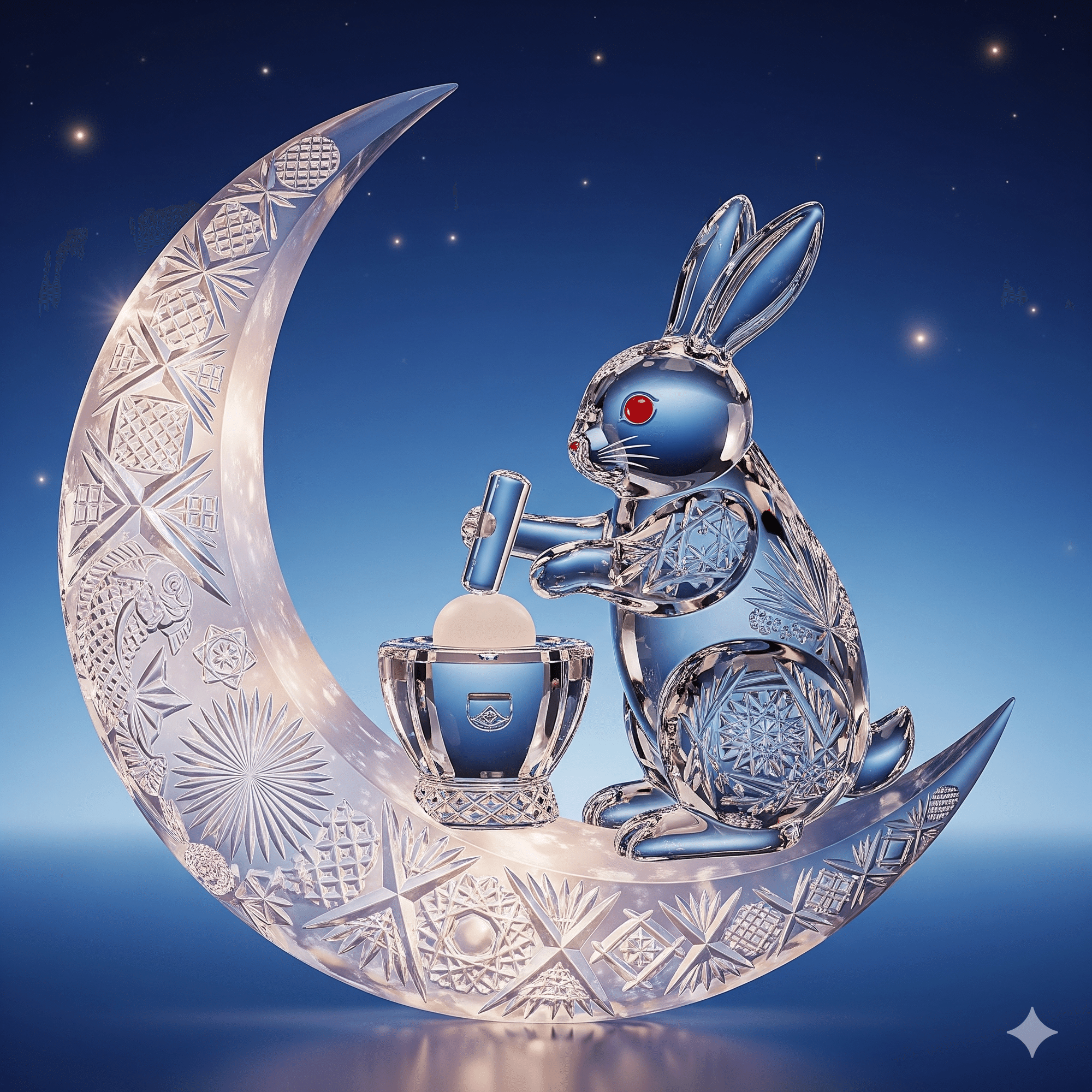 GPT-5&Gemini】江戸切子 × 日本の雅なモチーフ～光と静けさ～｜メイシン