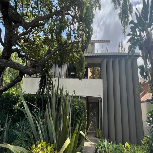 25‐LA: カリフォルニアの開放的で水平的な横に広がる家々-The